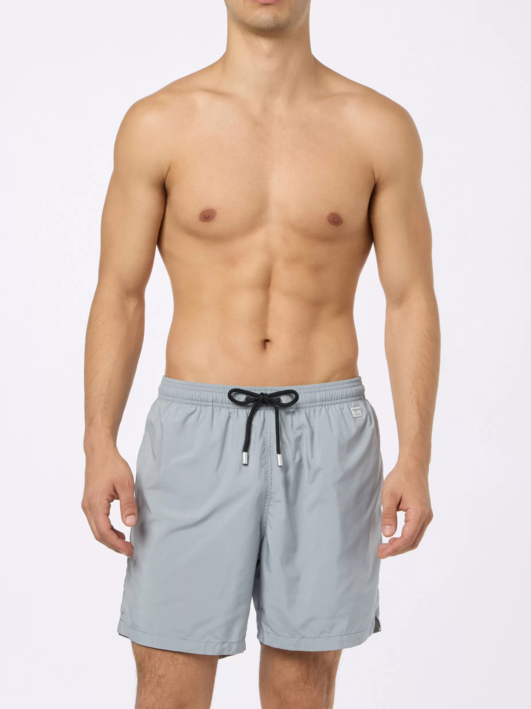 Sale Costume da bagno da uomo in tessuto leggero grigio Lighting Pantone | PANTONE SPECIAL EDITION Uomo Costumi Mare Tinta Unita | Tessuto Leggero