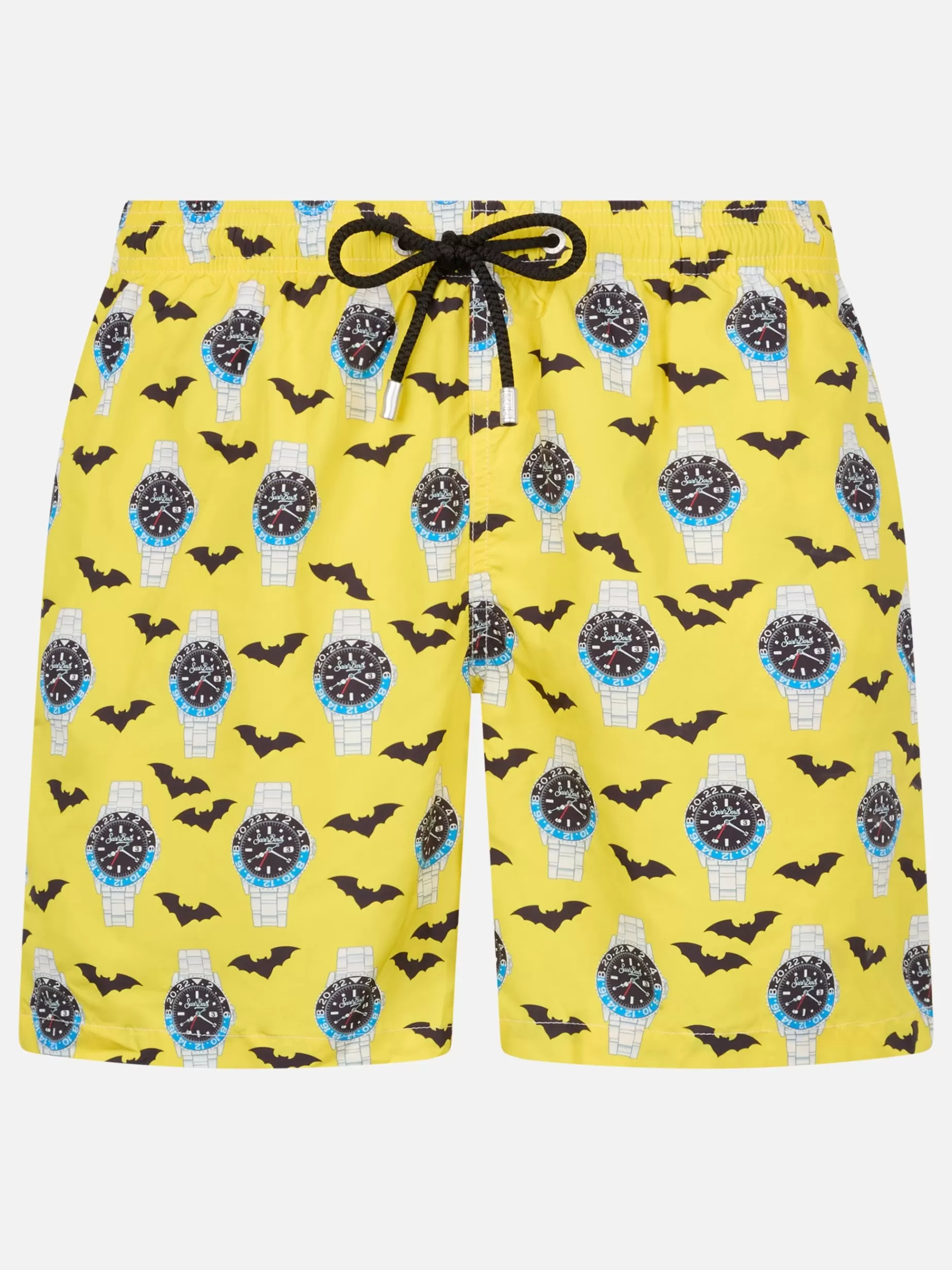 Cheap Costume da bagno da uomo in tessuto leggero Illuminazione con stampa orologi Uomo Costumi Mare Stampati | Tessuto Leggero