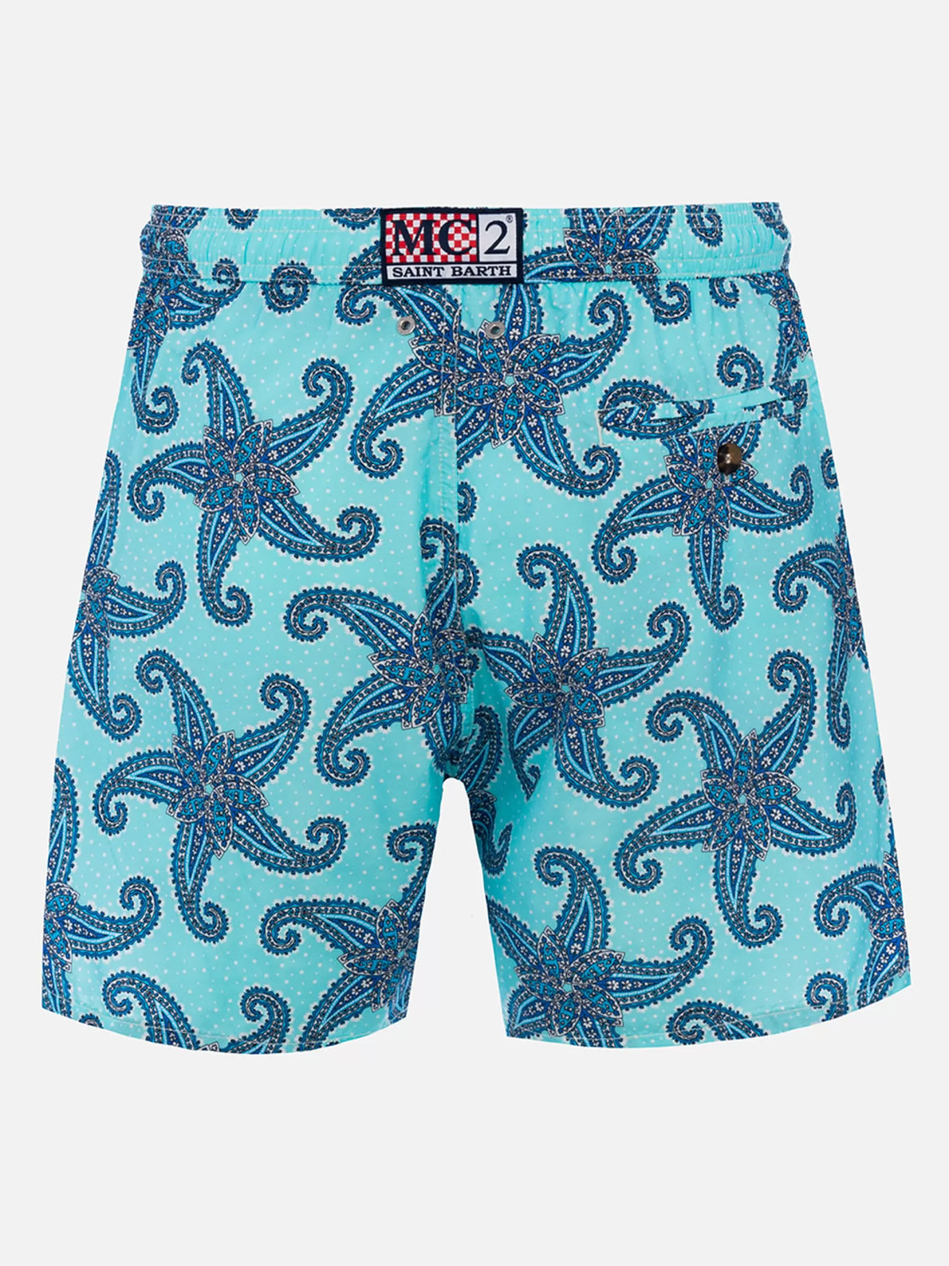 Flash Sale Costume da bagno da uomo in tessuto leggero Lighting 70 con stampa paisley Uomo Costumi Mare Stampati | Tessuto Leggero