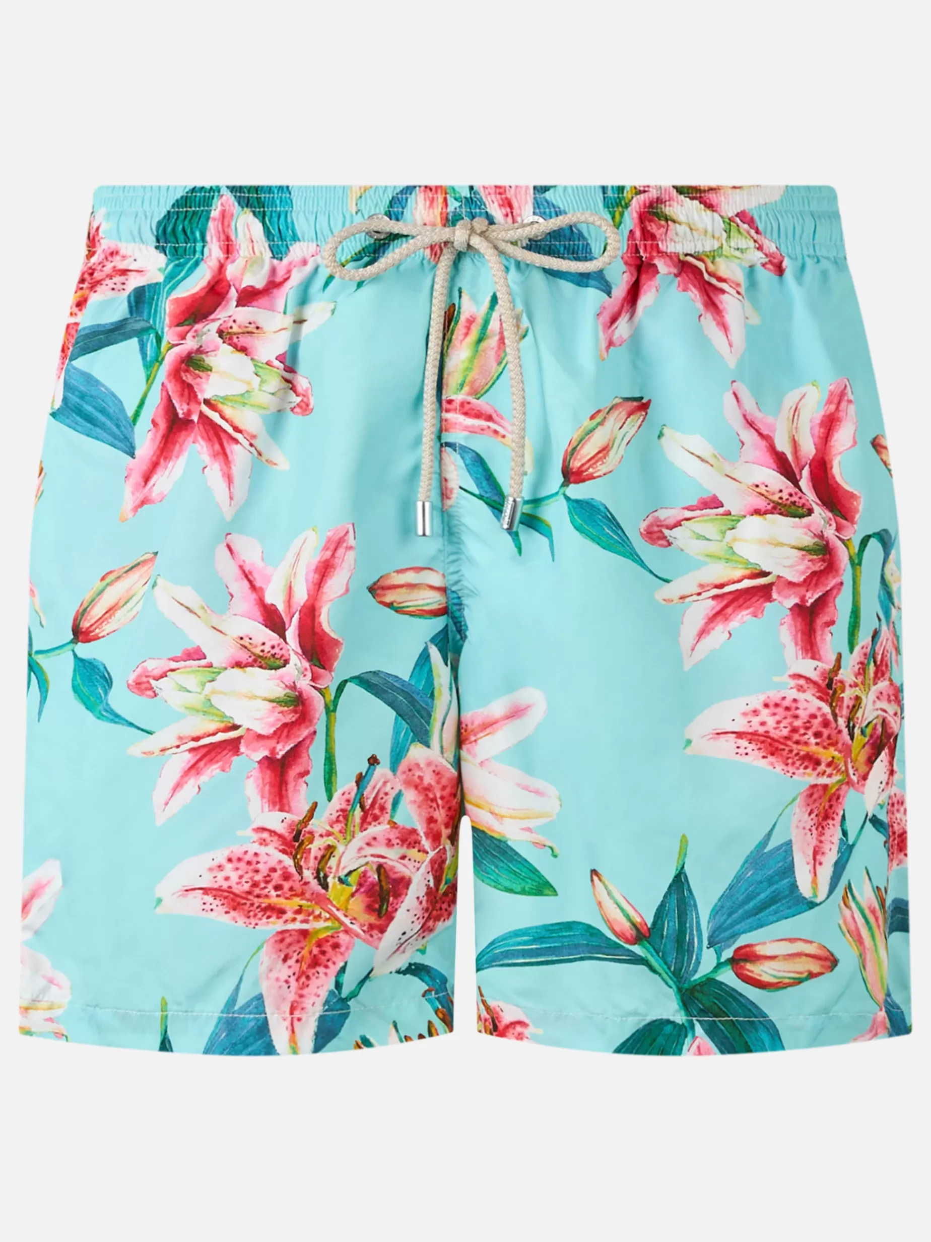 Best Costume da bagno da uomo in tessuto leggero Lighting con stampa di fiori tropicali Uomo Costumi Mare Stampati | Tessuto Leggero