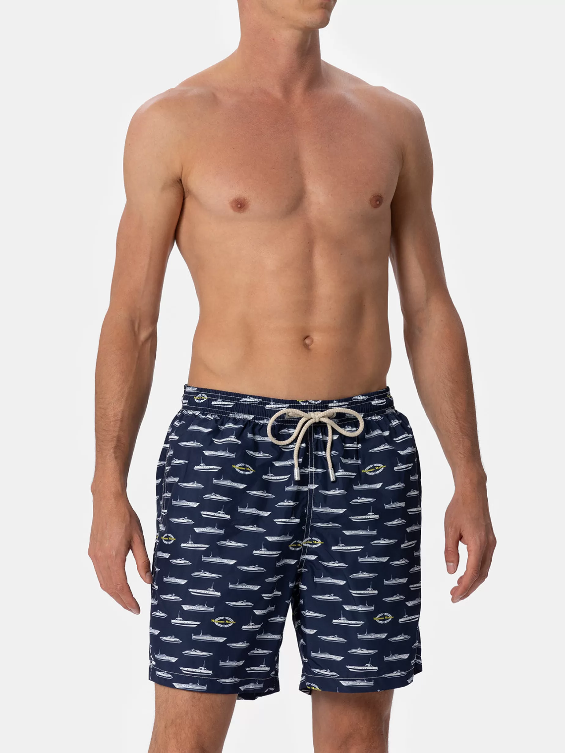 Store Costume da bagno da uomo in tessuto leggero Lighting con stampa Magnum Marine | MAGNUM MARINE SPECIAL EDITION Uomo Costumi Mare Microfantasia | Tessuto Leggero