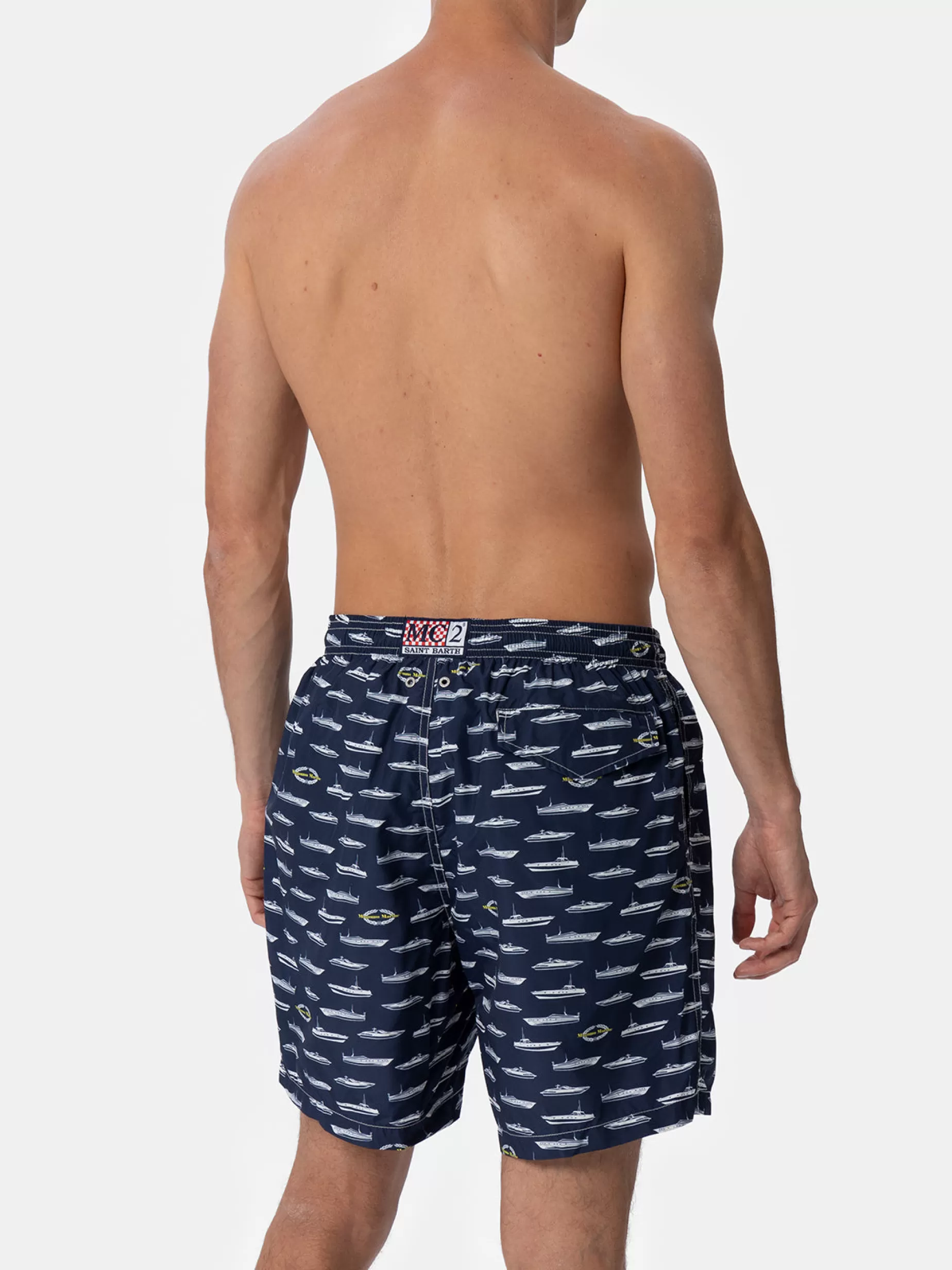 Store Costume da bagno da uomo in tessuto leggero Lighting con stampa Magnum Marine | MAGNUM MARINE SPECIAL EDITION Uomo Costumi Mare Microfantasia | Tessuto Leggero