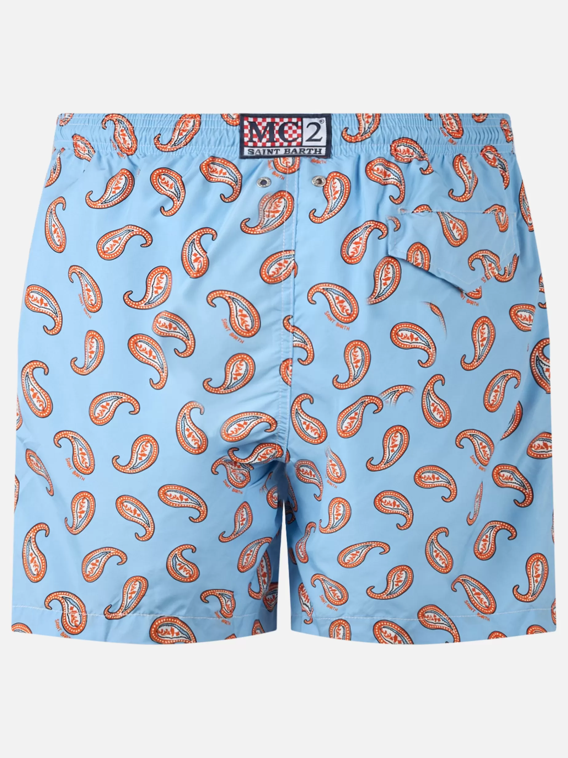 Clearance Costume da bagno da uomo in tessuto leggero Lighting con stampa paisley Uomo Costumi Mare Stampati | Tessuto Leggero