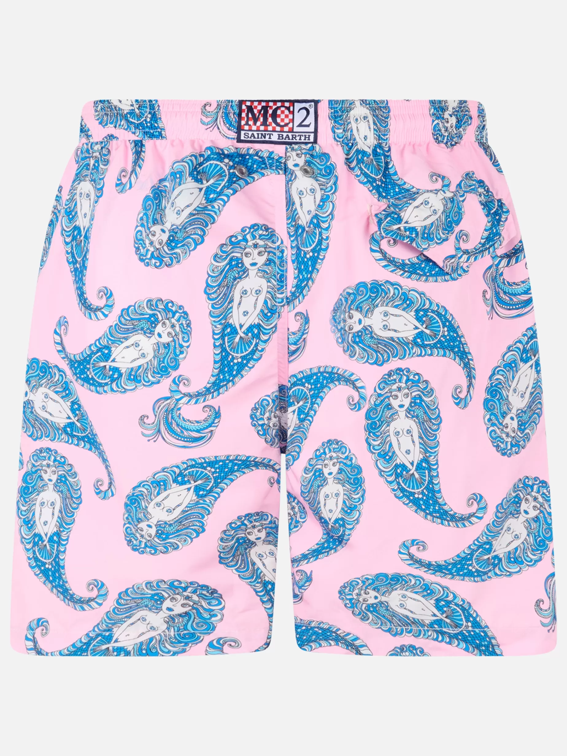 Clearance Costume da bagno da uomo in tessuto leggero Lighting con stampa paisley Uomo Costumi Mare Stampati | Tessuto Leggero