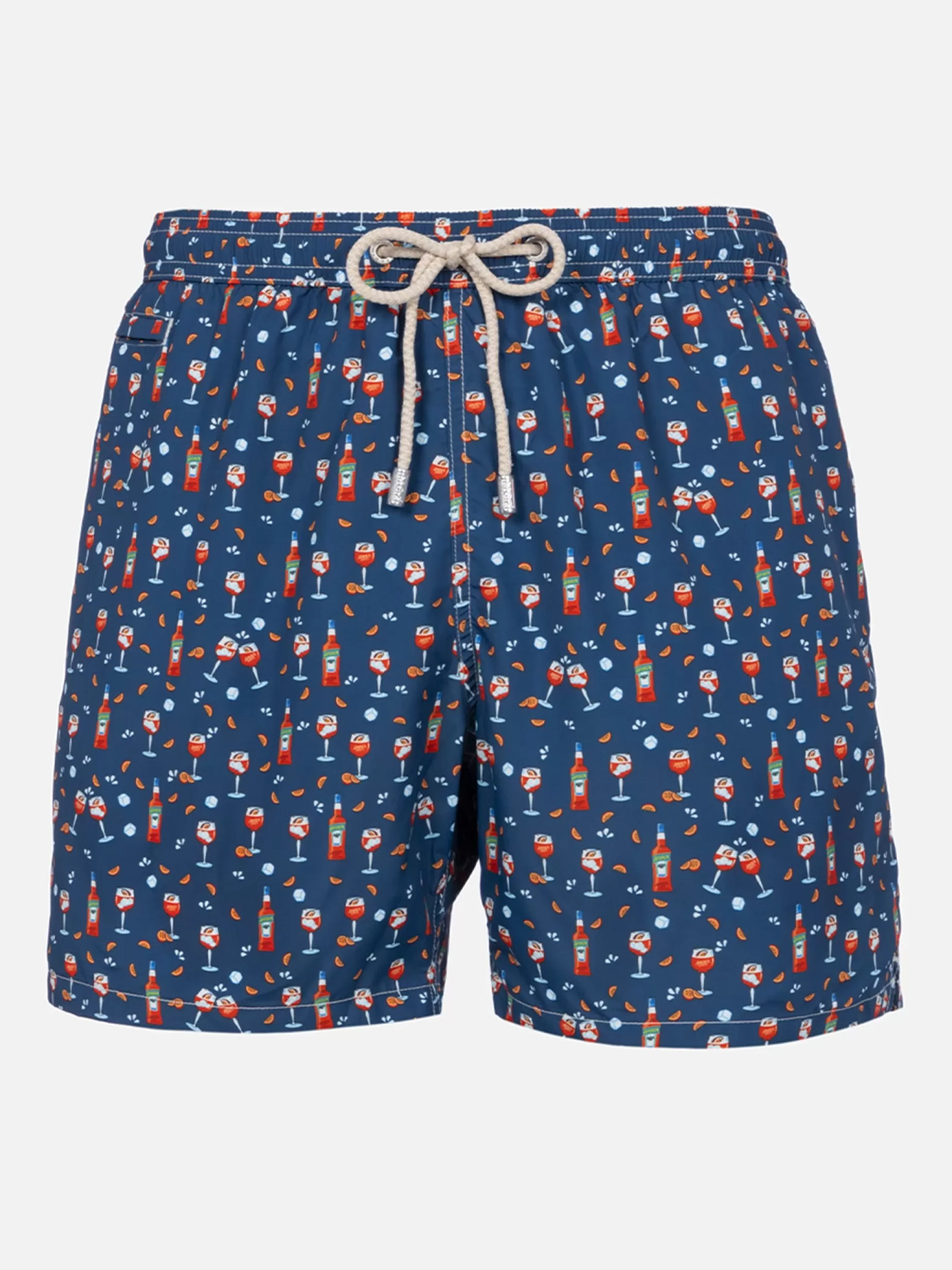 Cheap Costume da bagno da uomo in tessuto leggero Lighting Micro Fantasy con stampa Aperol Spritz | EDIZIONE SPECIALE APEROL Uomo Costumi Mare Microfantasia | Tessuto Leggero