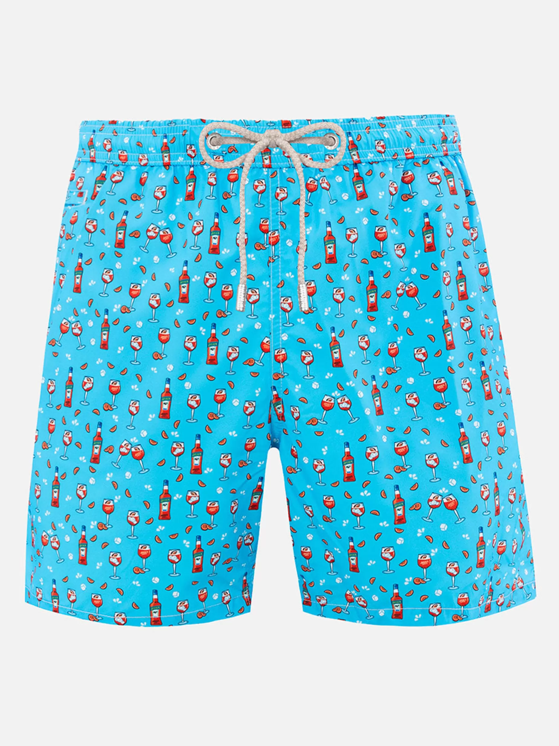 Shop Costume da bagno da uomo in tessuto leggero Lighting Micro Fantasy con stampa Aperol Spritz | EDIZIONE SPECIALE APEROL Uomo Costumi Mare Microfantasia | Tessuto Leggero