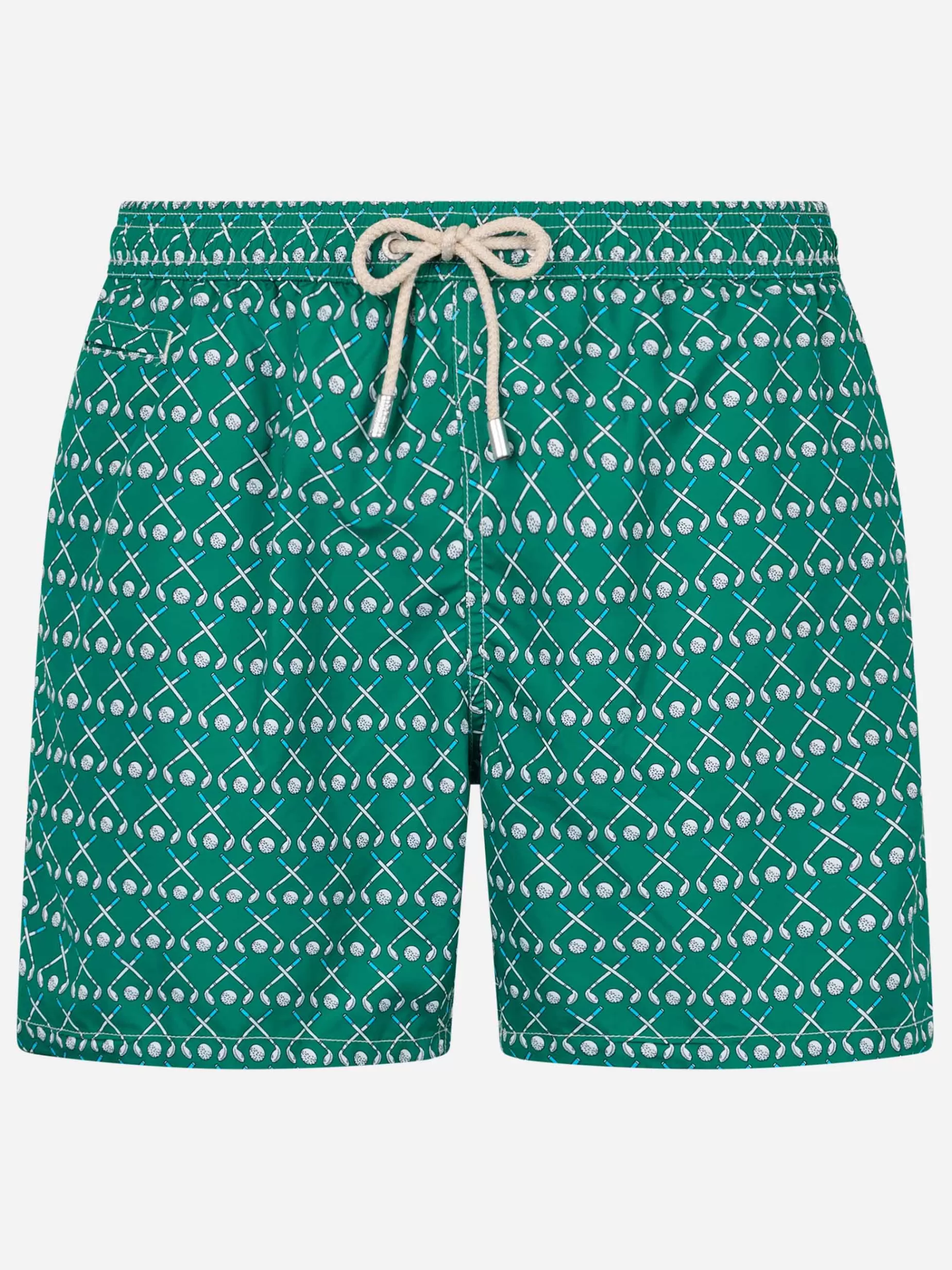 Sale Costume da bagno da uomo in tessuto leggero Lighting Micro Fantasy con stampa golf Uomo Costumi Mare Microfantasia | Tessuto Leggero