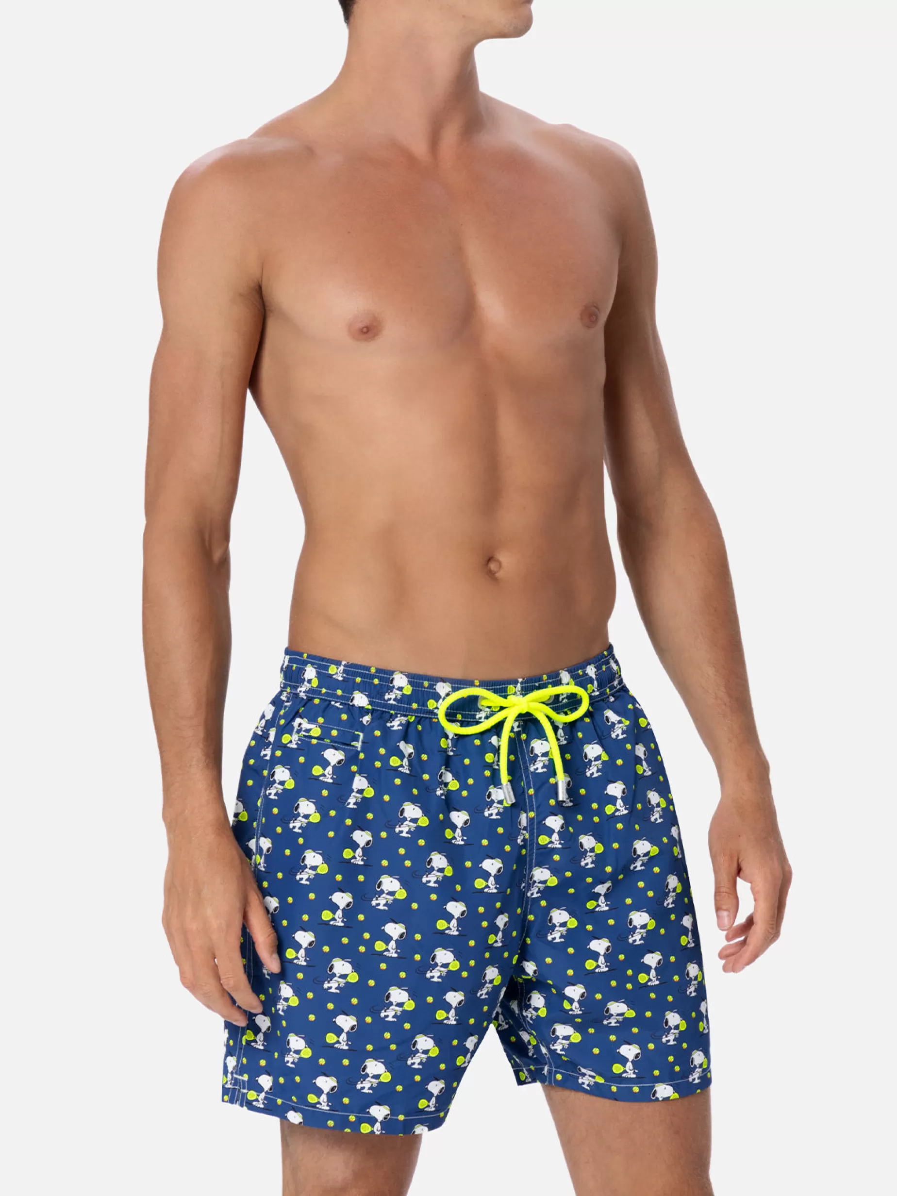 Cheap Costume da bagno da uomo in tessuto leggero Lighting Micro Fantasy con stampa padel Snoopy | EDIZIONE SPECIALE SNOOPY PEANUTS™ Uomo Costumi Mare Microfantasia | Tessuto Leggero