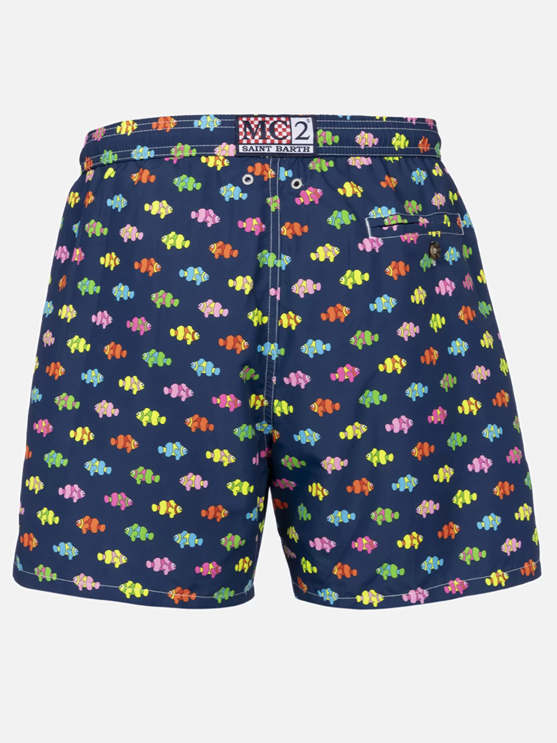 Cheap Costume da bagno da uomo in tessuto leggero Lighting Micro Fantasy con stampa pesci pagliaccio Uomo Costumi Mare Microfantasia | Tessuto Leggero