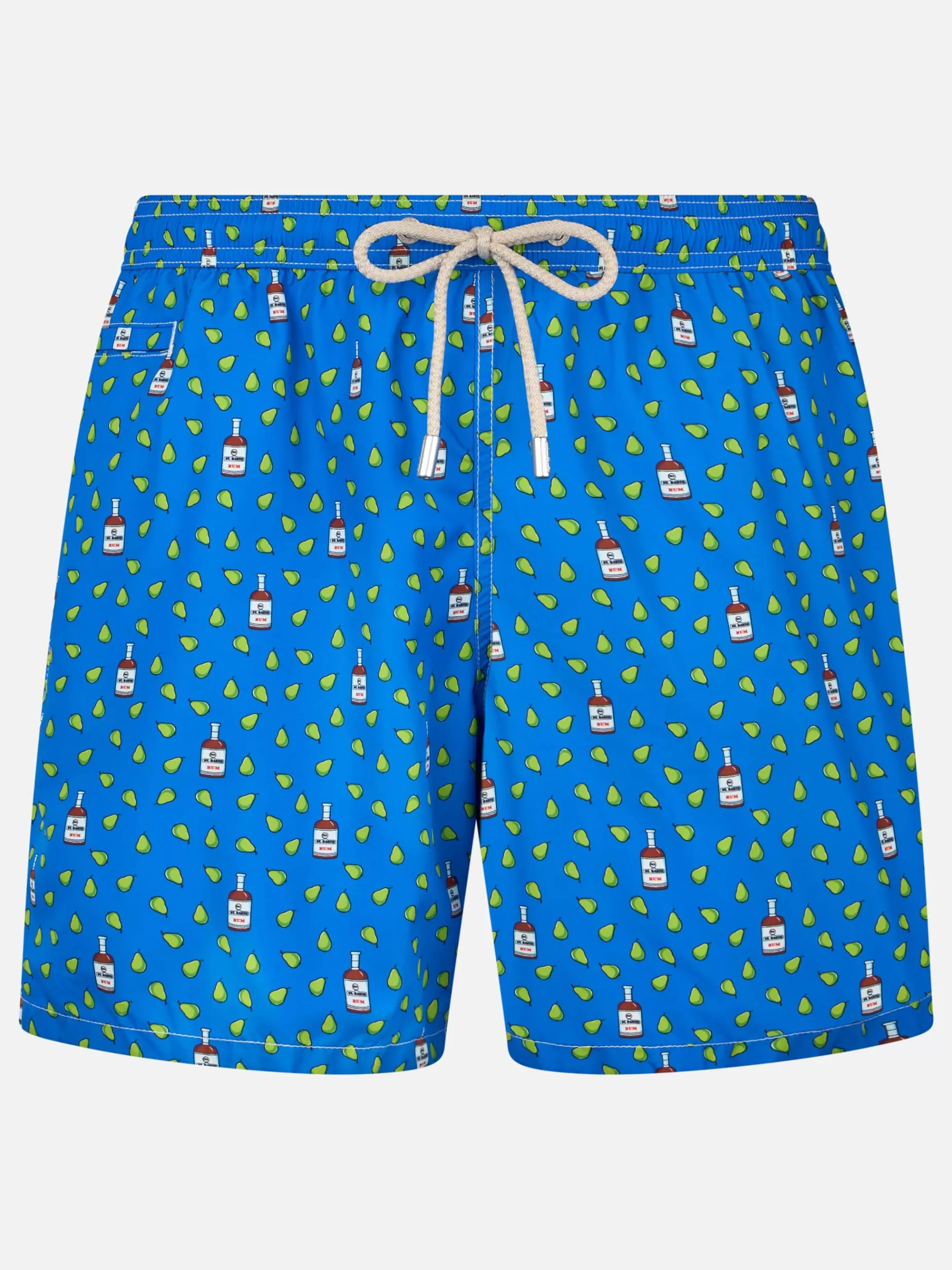 Fashion Costume da bagno da uomo in tessuto leggero Lighting Micro Fantasy con stampa rum e pere Uomo Costumi Mare Microfantasia | Tessuto Leggero