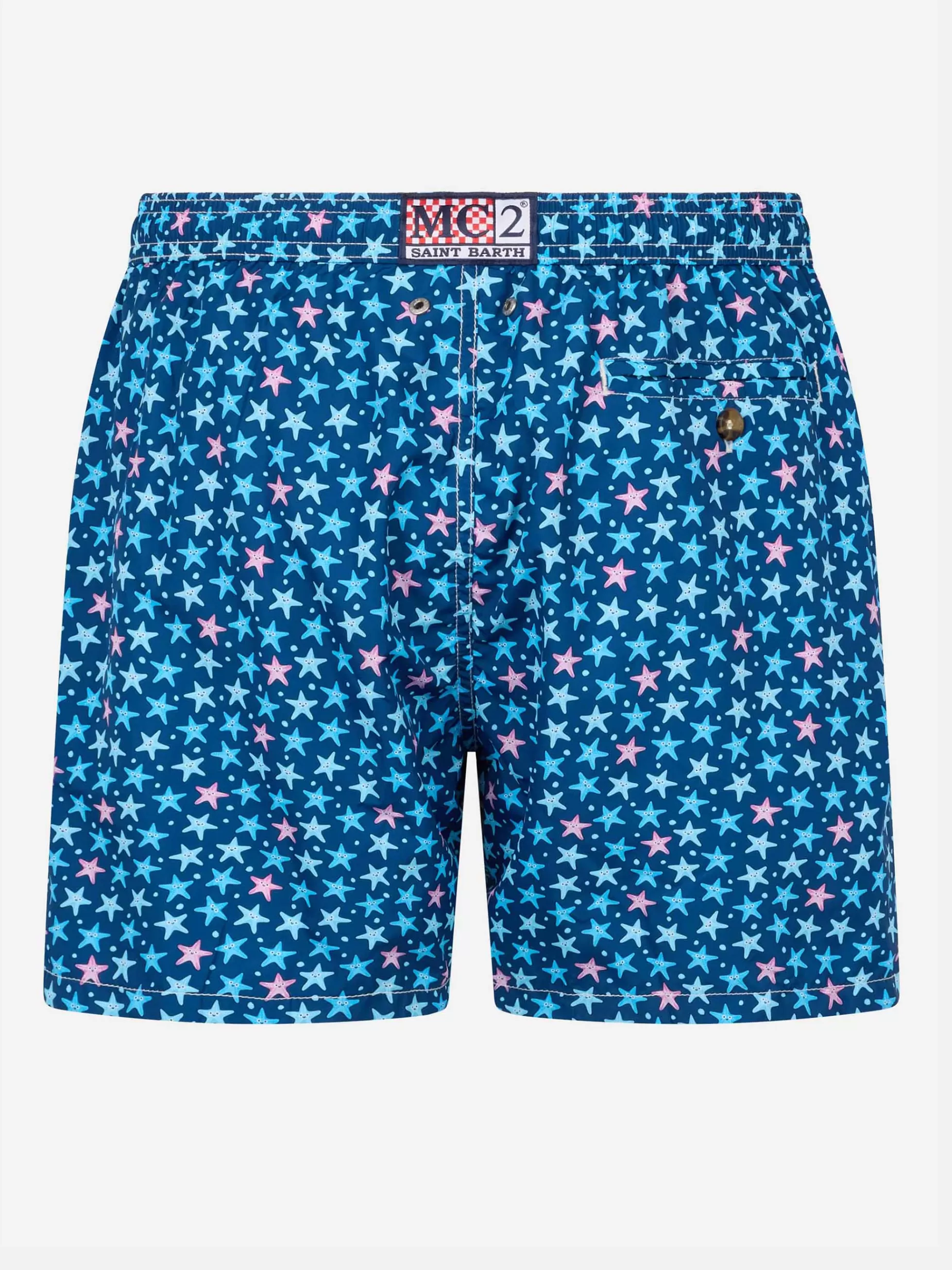 Best Costume da bagno da uomo in tessuto leggero Lighting Micro Fantasy con stampa stelle marine Uomo Costumi Mare Microfantasia | Tessuto Leggero