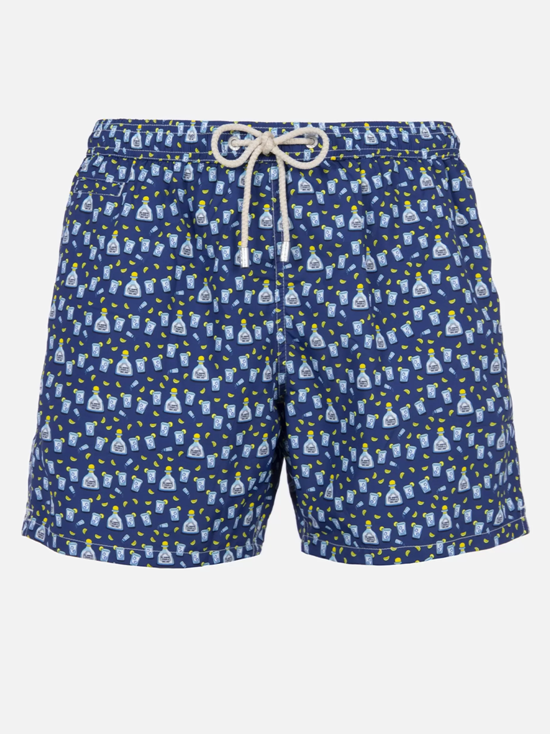 Shop Costume da bagno da uomo in tessuto leggero Lighting Micro Fantasy con stampa Tequila Uomo Costumi Mare Microfantasia | Tessuto Leggero
