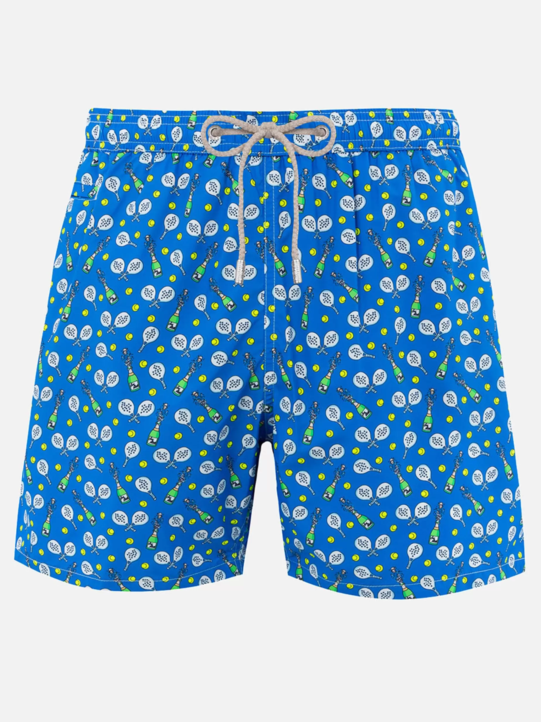Outlet Costume da bagno da uomo in tessuto leggero Lighting Micro Fantasy con stampa vincitore padel Uomo Costumi Mare Microfantasia | Tessuto Leggero