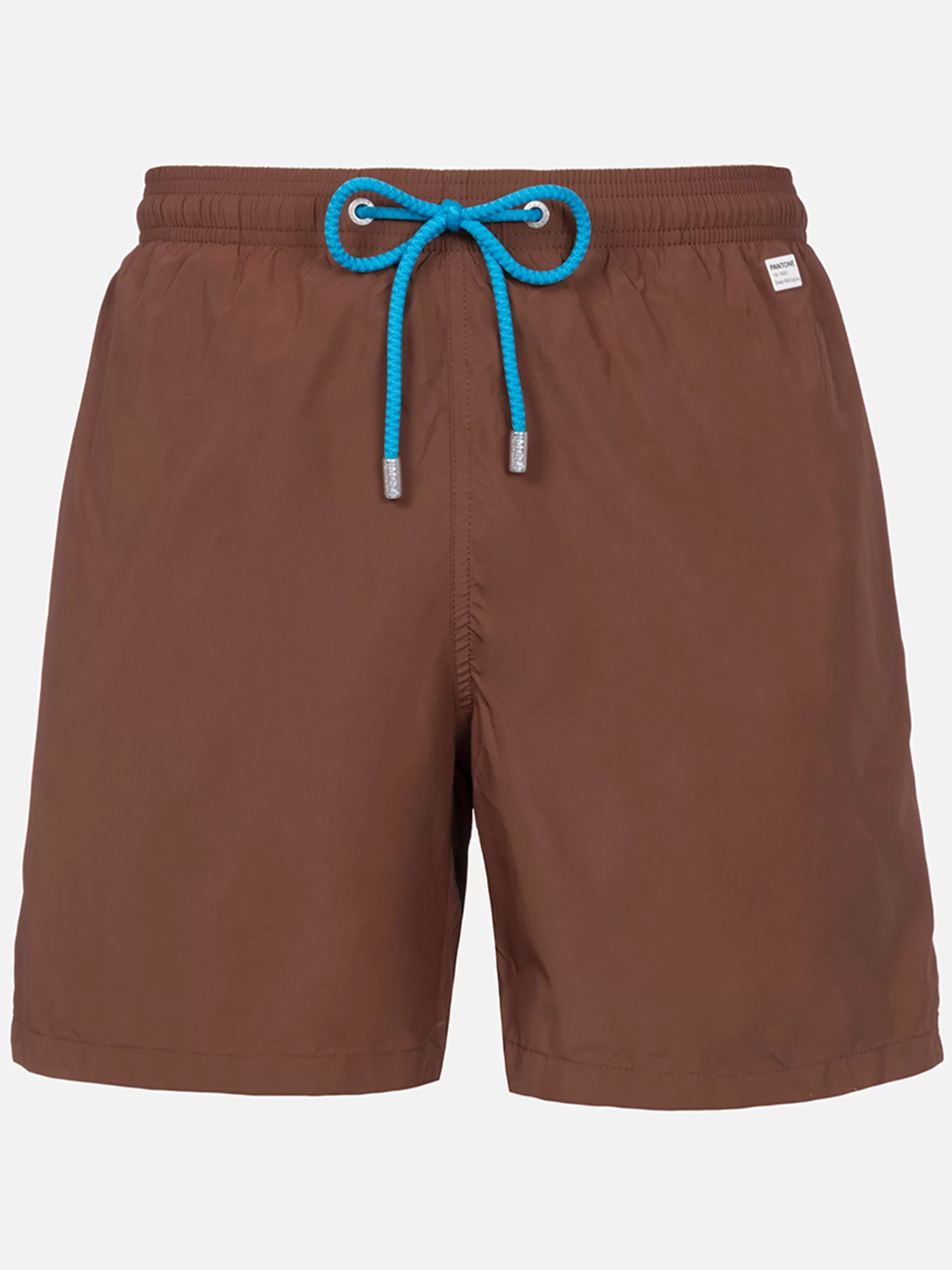 Fashion Costume da bagno da uomo in tessuto leggero marrone Lighting Pantone | EDIZIONE SPECIALE PANTONE Uomo Costumi Mare Tinta Unita | Tessuto Leggero