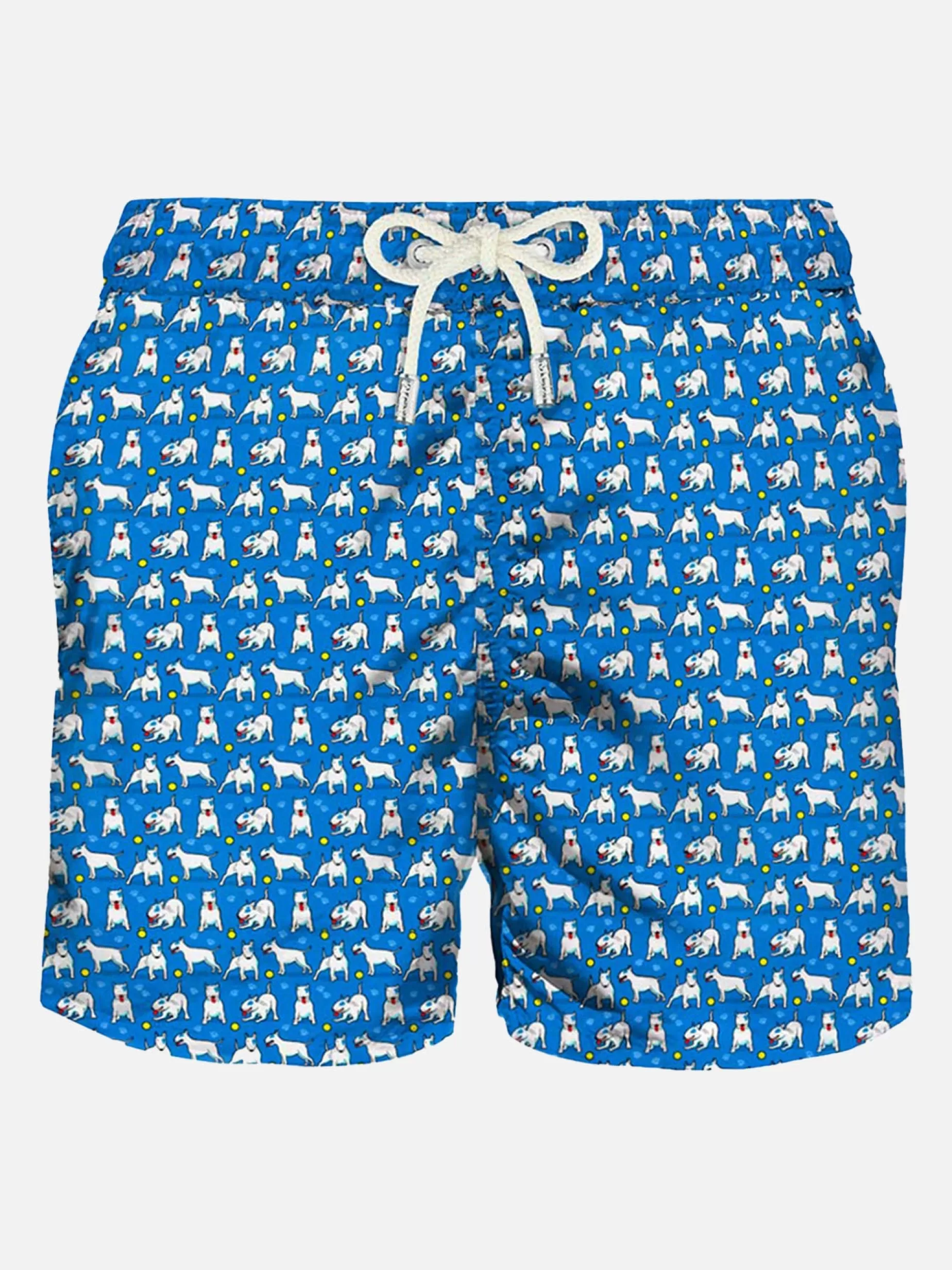 Online Costume da bagno da uomo in tessuto leggero stampa bull terrier Uomo Costumi Mare Microfantasia | Tessuto Leggero