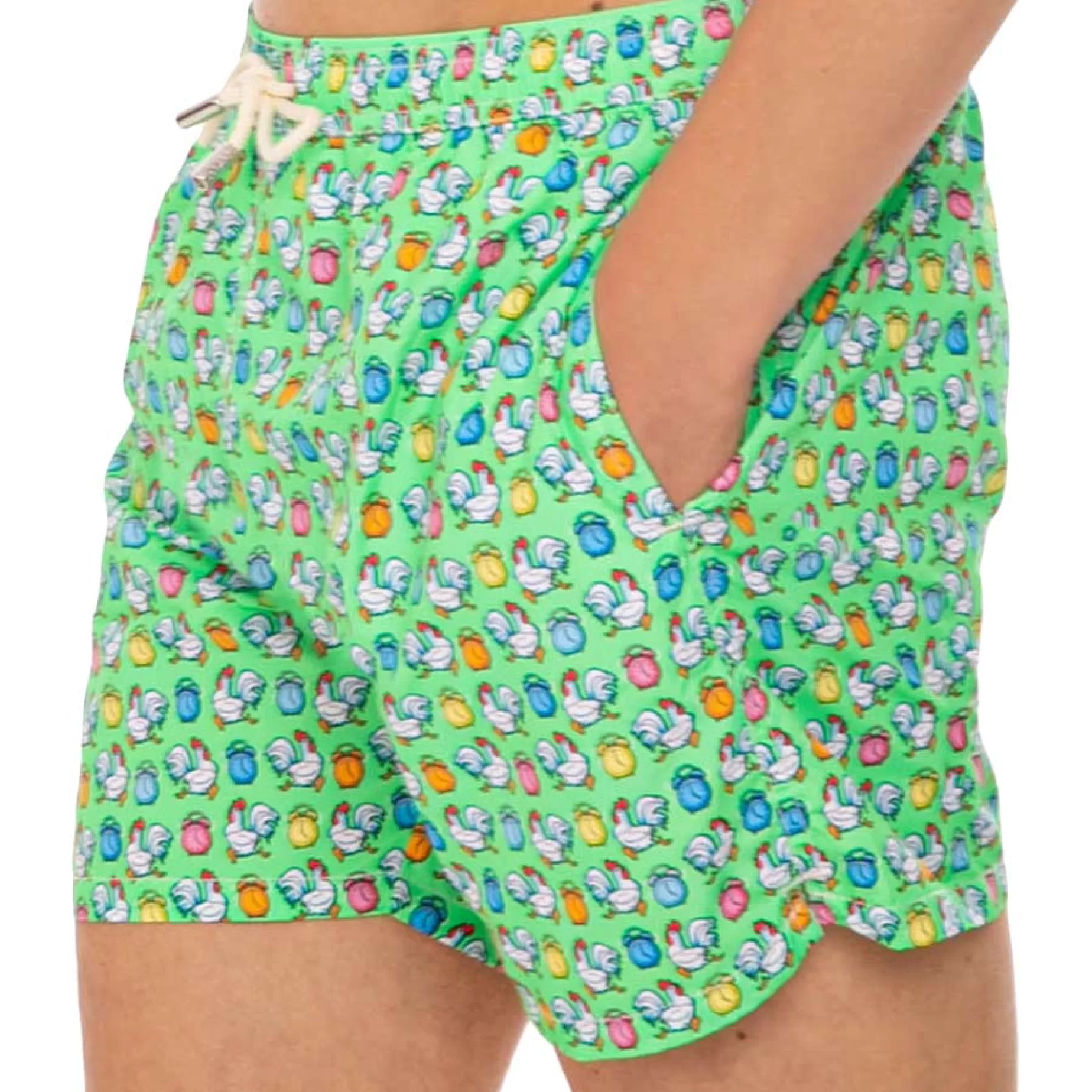 Best Costume da bagno da uomo in tessuto leggero stampa galli Uomo Costumi Mare Microfantasia | Tessuto Leggero