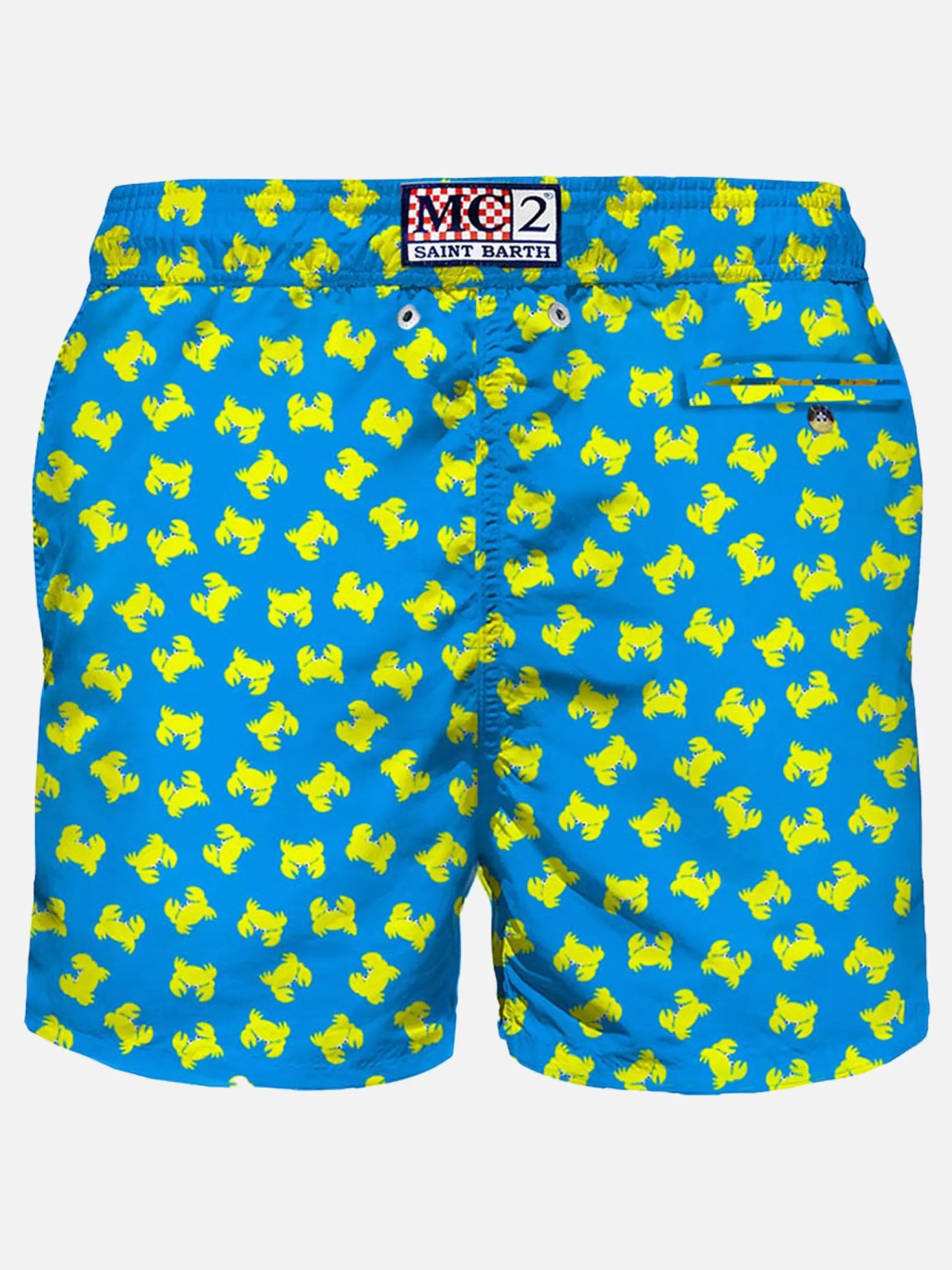 Best Sale Costume da bagno da uomo in tessuto leggero stampa granchi Uomo Costumi Mare Microfantasia | Tessuto Leggero