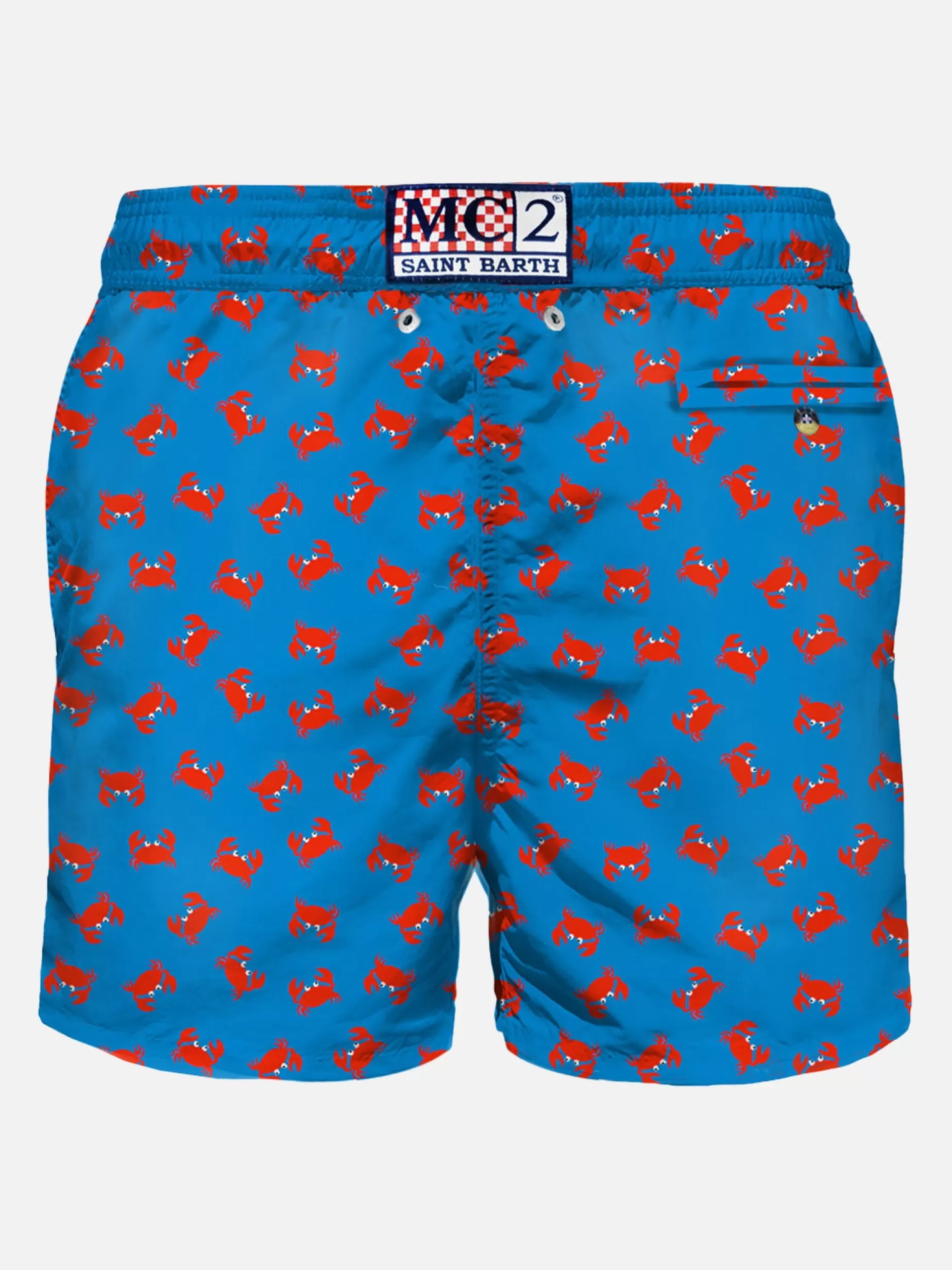 Outlet Costume da bagno da uomo in tessuto leggero stampa granchio Uomo Costumi Mare Microfantasia | Tessuto Leggero