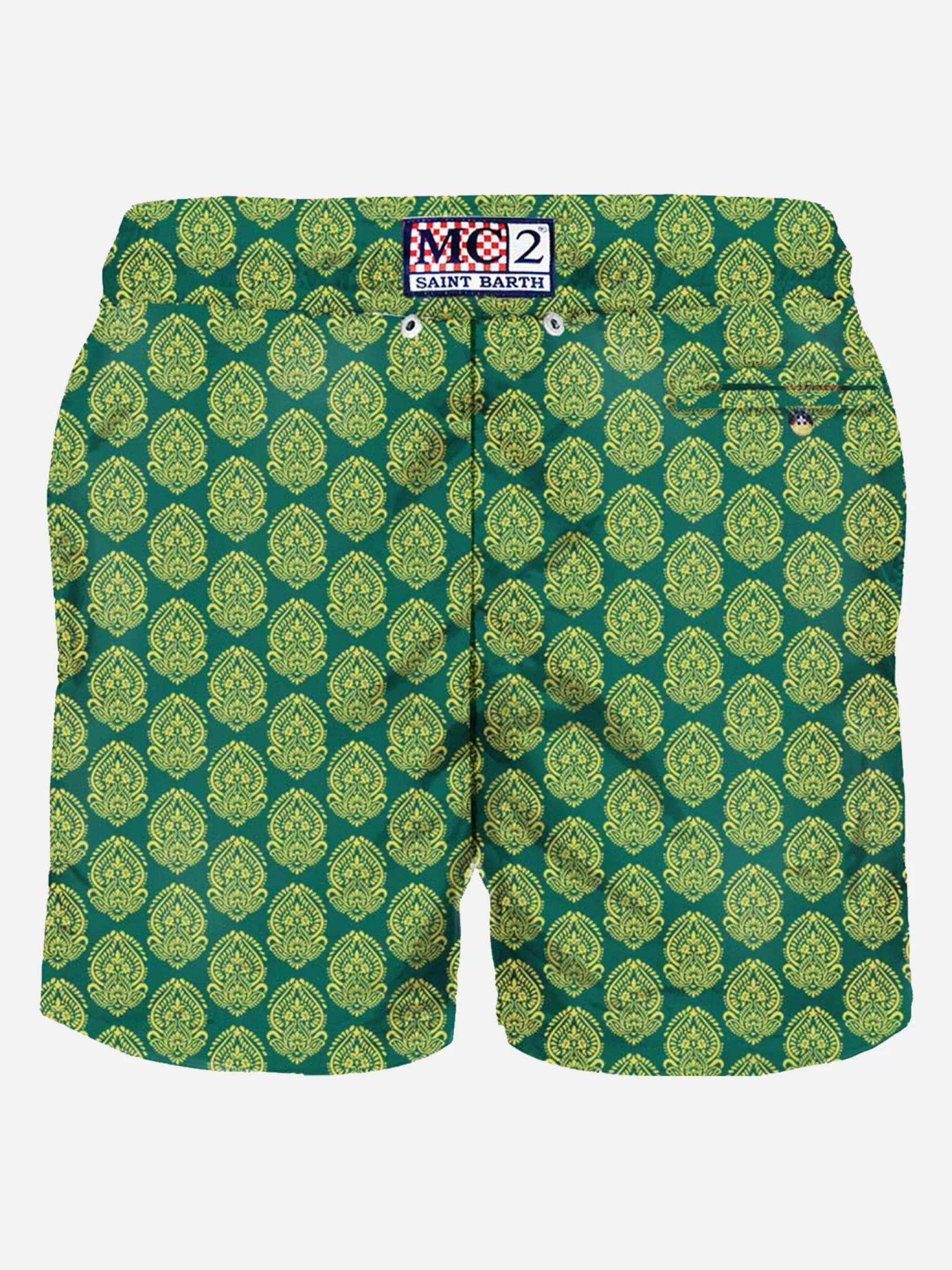 Sale Costume da bagno da uomo in tessuto leggero stampa indiana Uomo Costumi Mare Stampati | Tessuto Leggero