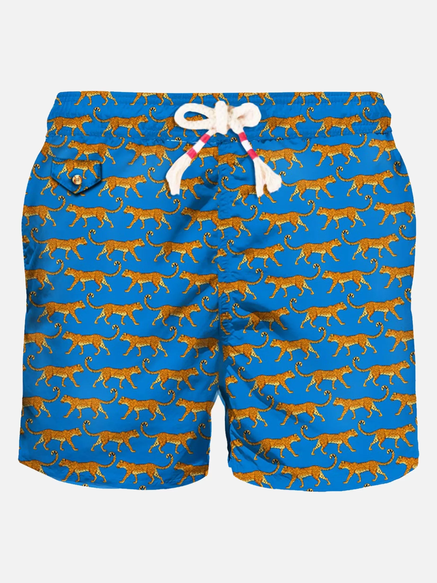 New Costume da bagno da uomo in tessuto leggero stampa leopardo Uomo Costumi Mare Microfantasia | Tessuto Leggero