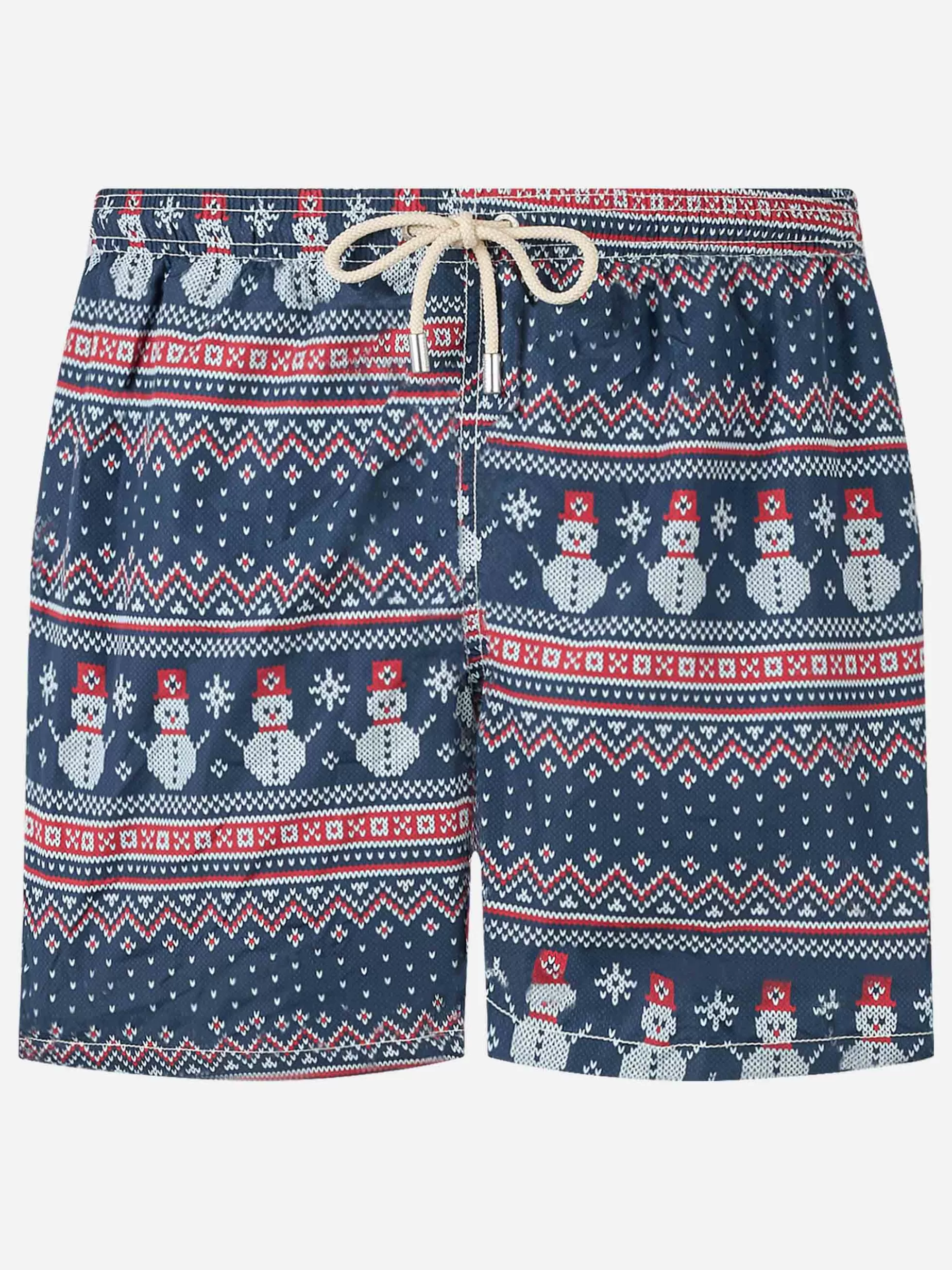 Outlet Costume da bagno da uomo in tessuto leggero stampa pupazzo di neve Uomo Costumi Mare Stampati | Tessuto Leggero