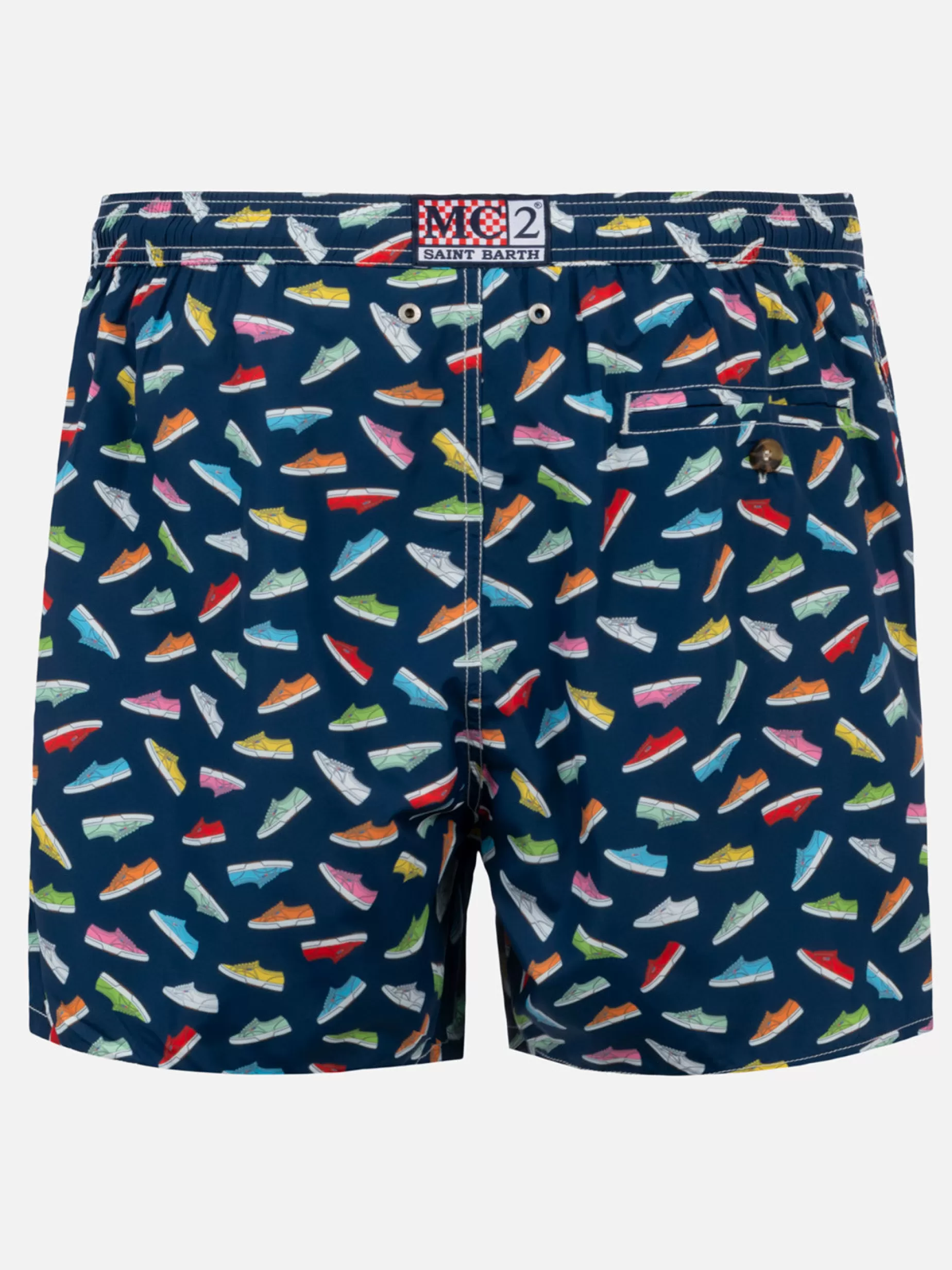 New Costume da bagno da uomo in tessuto leggero stampa Superga | SUPERGA® EDIZIONE SPECIALE Uomo Costumi Mare Microfantasia | Tessuto Leggero
