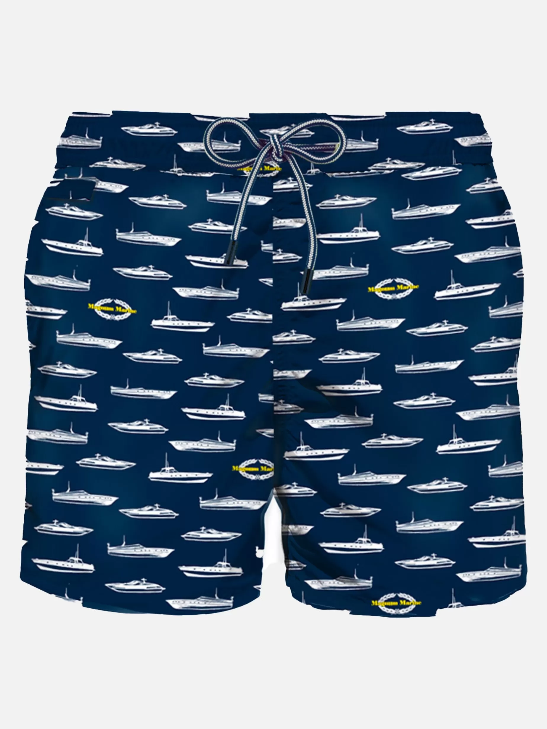 New Costume da bagno da uomo in tessuto leggero stampa yacht Uomo Costumi Mare Stampati | Tessuto Leggero