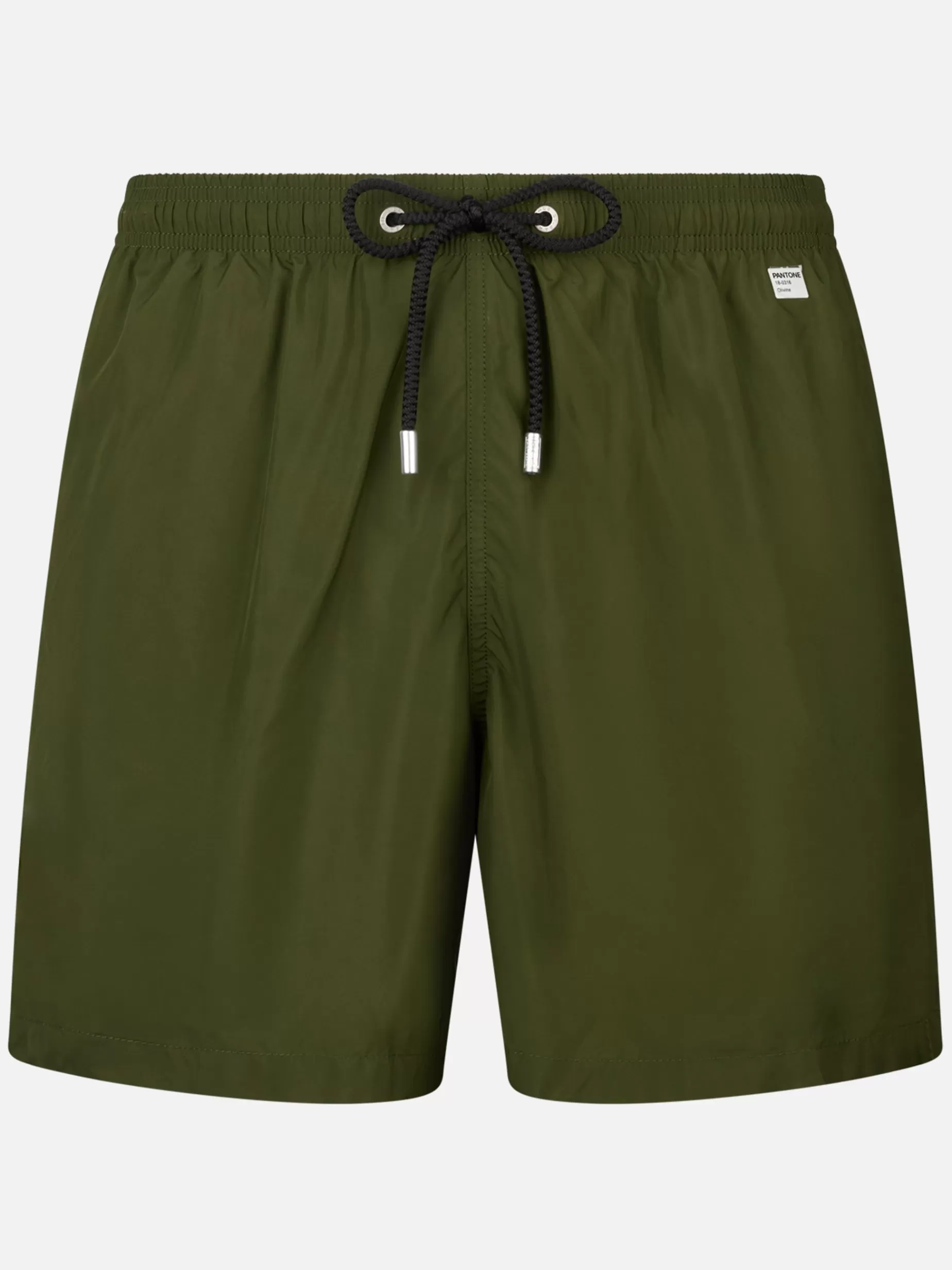 Clearance Costume da bagno da uomo in tessuto leggero verde militare Lighting Pantone | EDIZIONE SPECIALE PANTONE Uomo Costumi Mare Tinta Unita | Tessuto Leggero