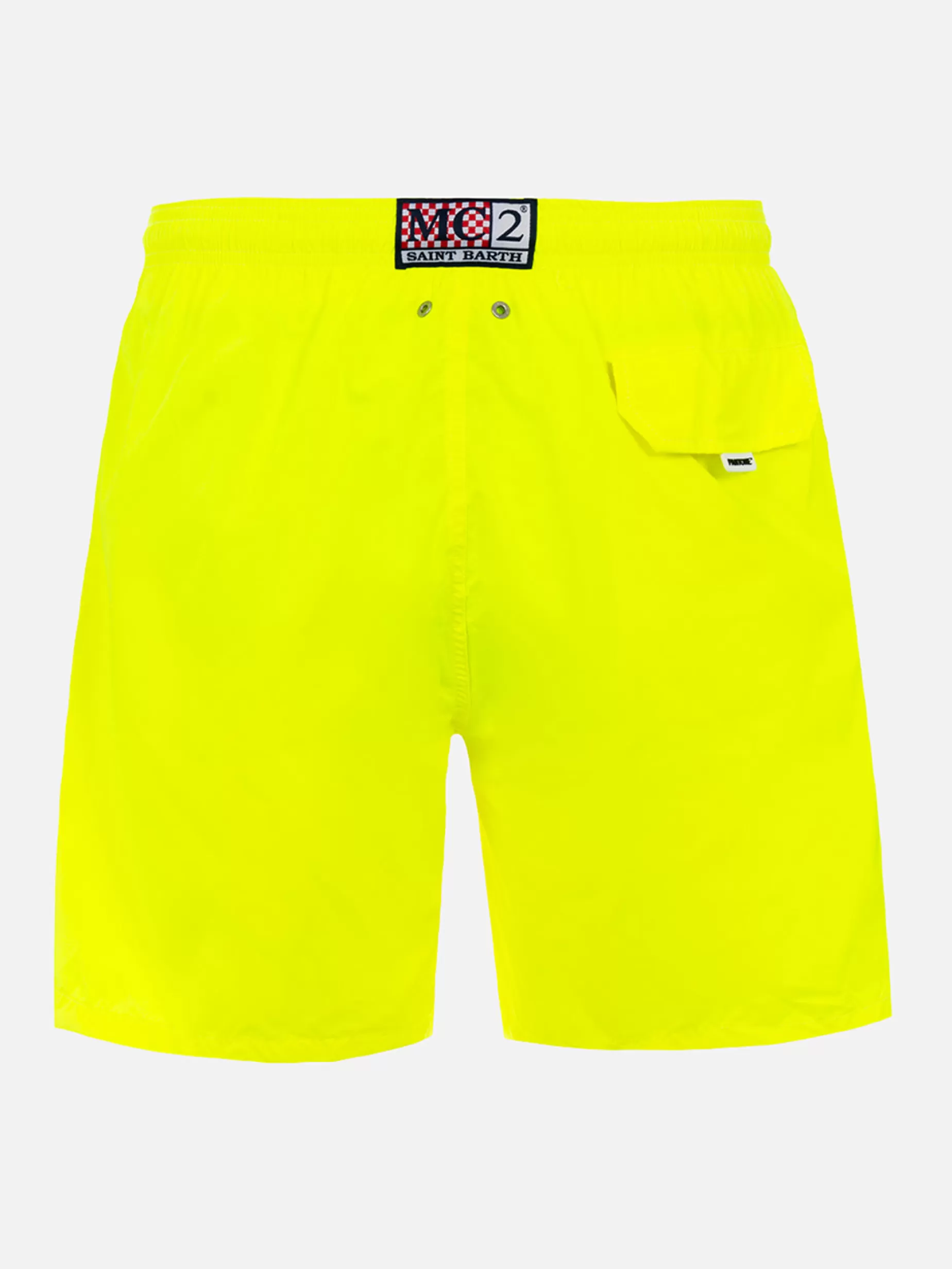 Discount Costume da bagno da uomo tessuto leggero giallo fluo Lighting Pantone | EDIZIONE SPECIALE PANTONE® Uomo Costumi Mare Tinta Unita | Tessuto Leggero