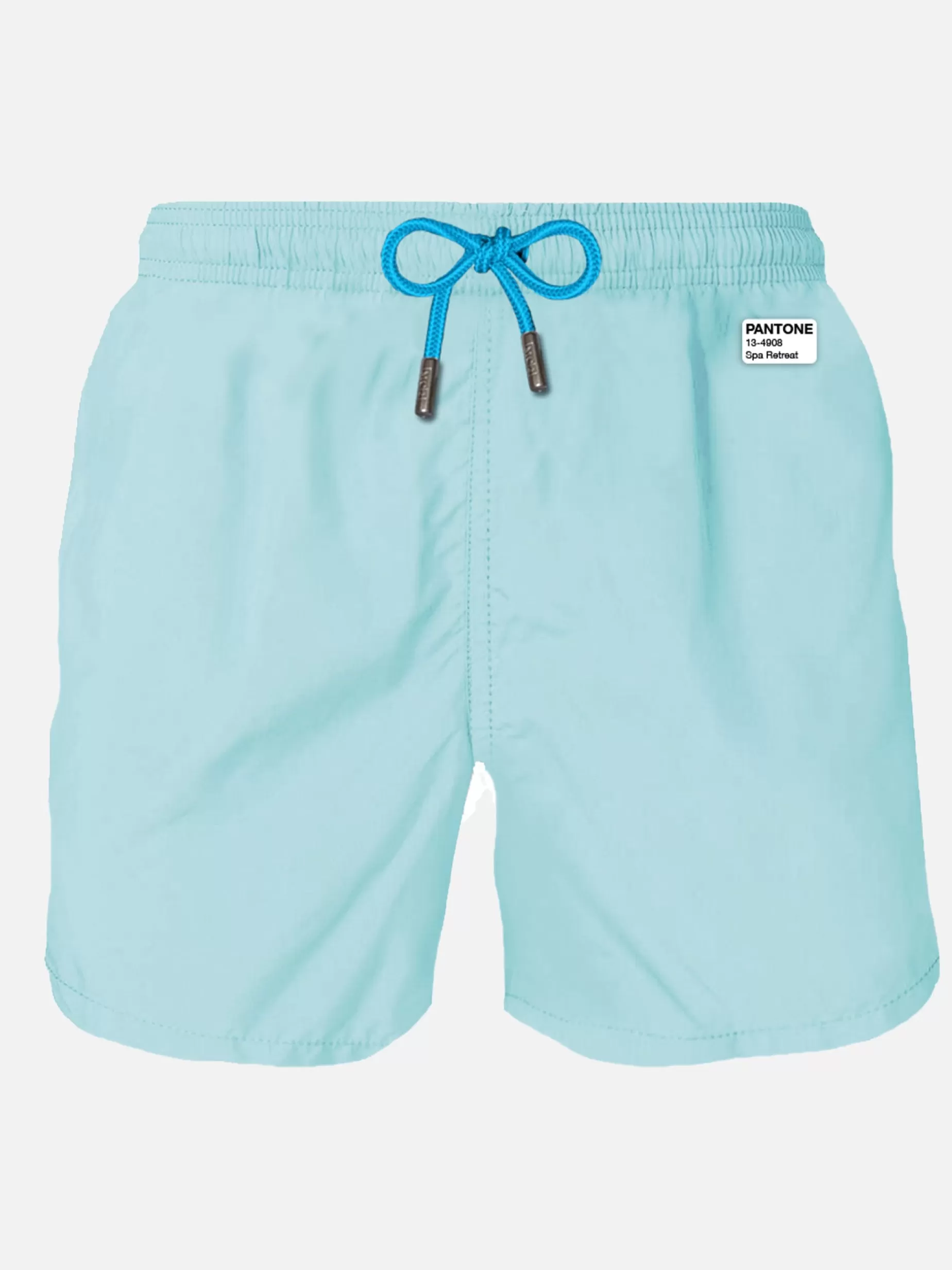 Hot Costume da bagno da uomo verde acqua | EDIZIONE SPECIALE PANTONE® Uomo Costumi Mare Tinta Unita | Tessuto Leggero