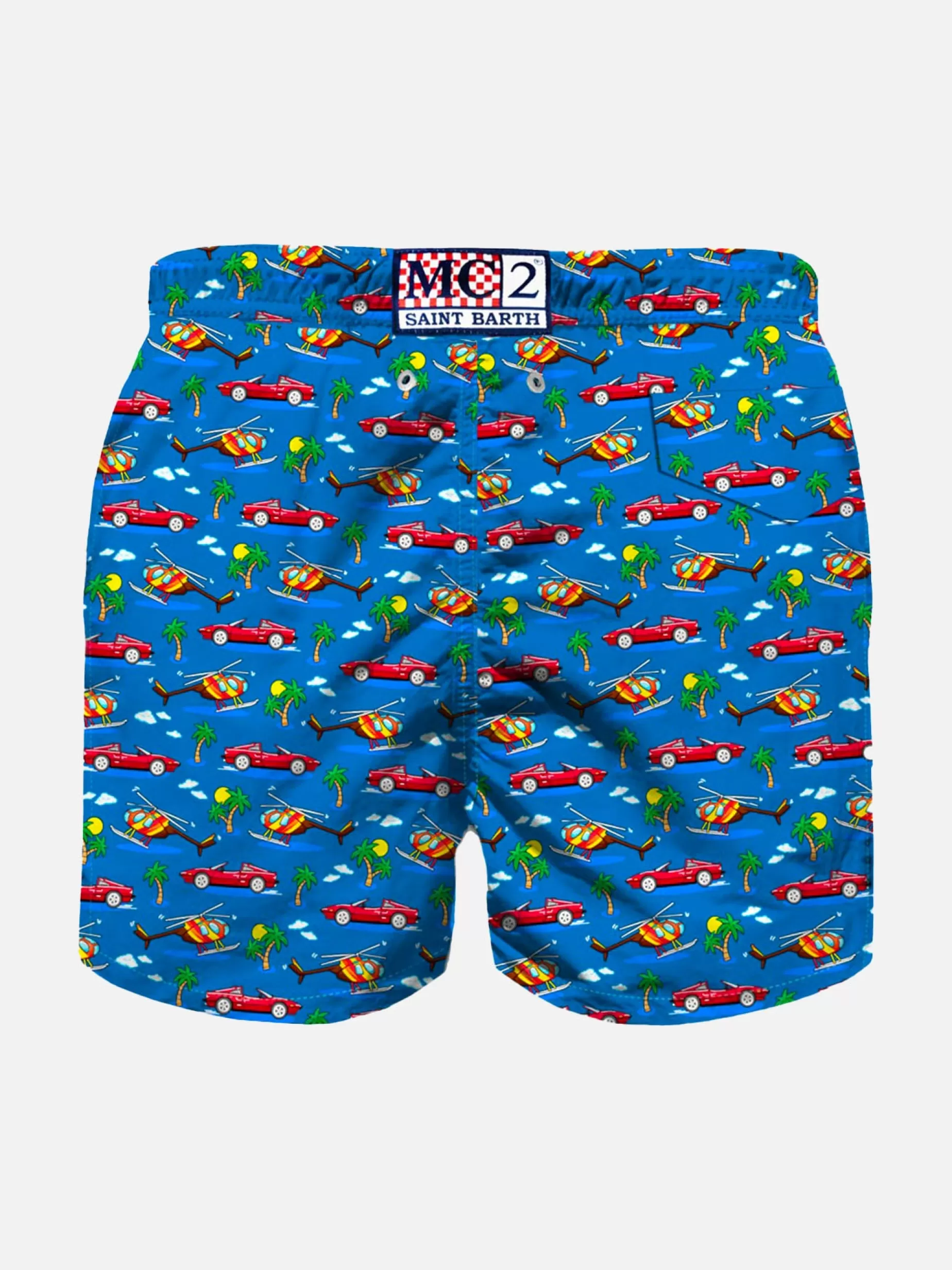 Best Costume da bagno leggero da bambino con stampa mini macchinine Bambino Costumi Mare Stampati | Tessuto Leggero