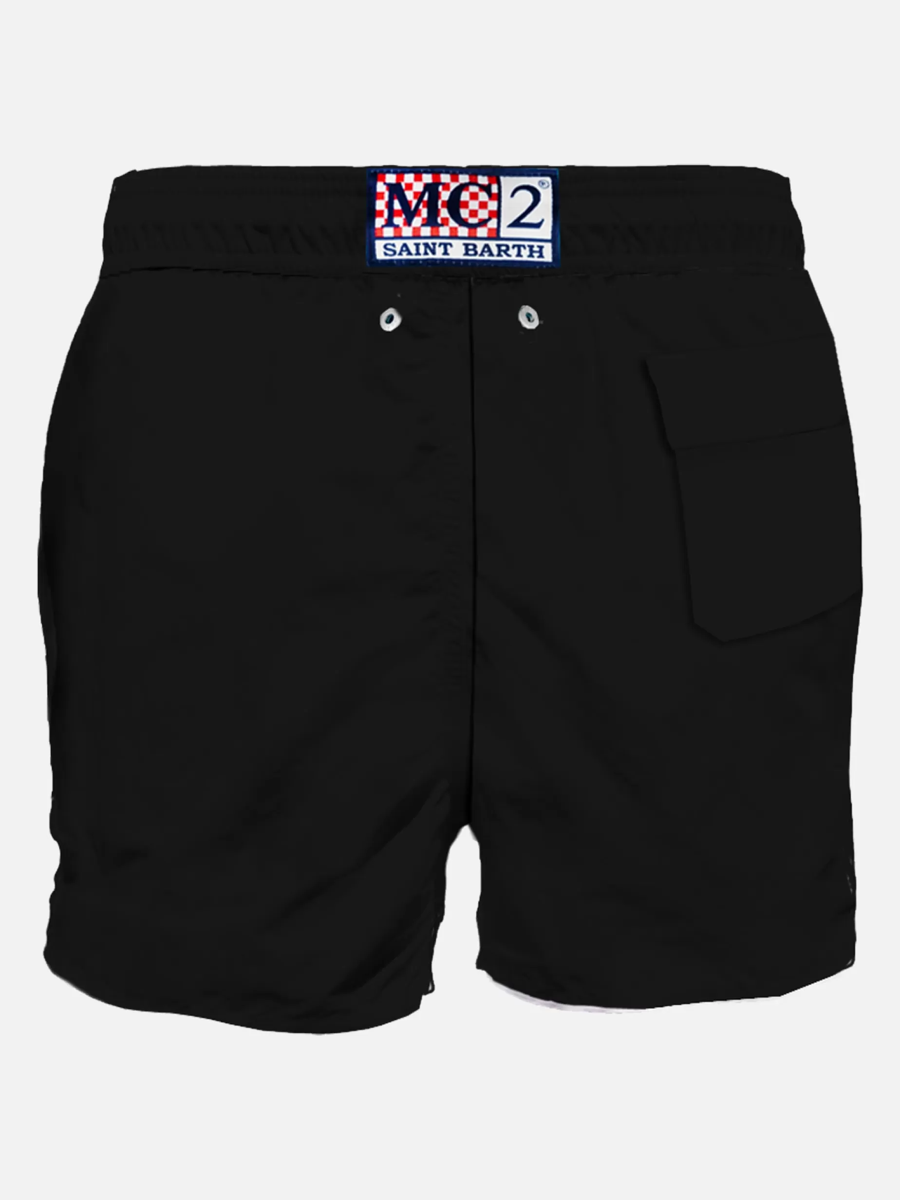 Best Costume da bagno nero da uomo con patch Milan | MILAN EDIZIONE SPECIALE Uomo Tessuto Mano Pesca