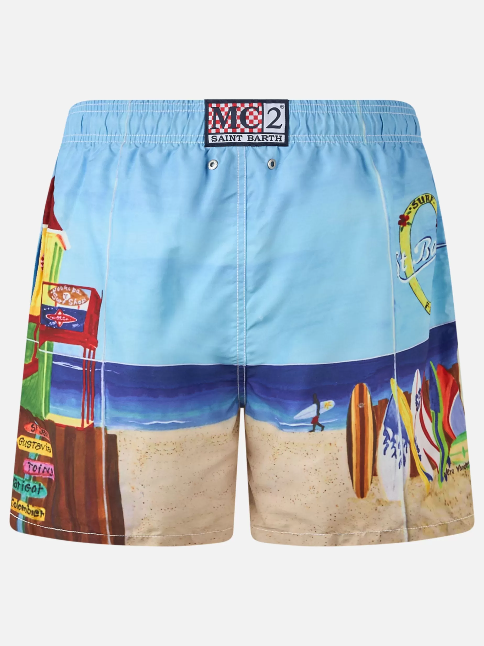 Store Costume da bagno Saint Barth Lorient con stampa fotografica Uomo Costumi Mare Stampati