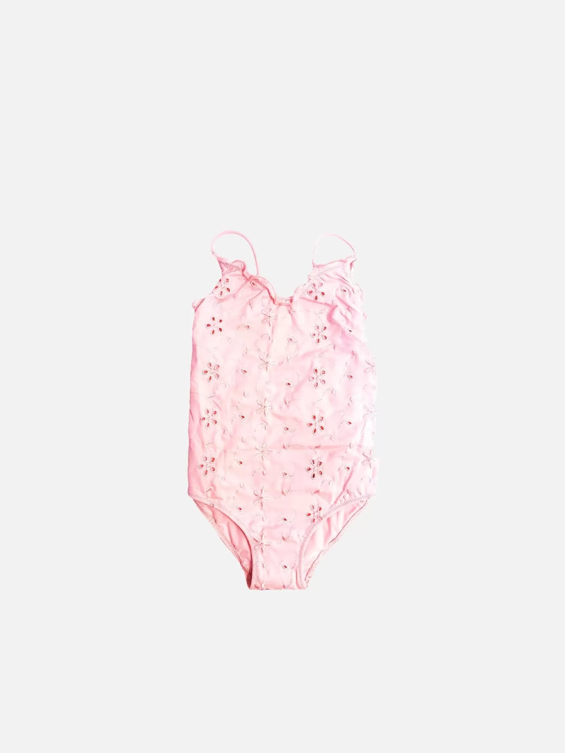 Shop Costume intero rosa Sangallo da bambina Costumi Interi