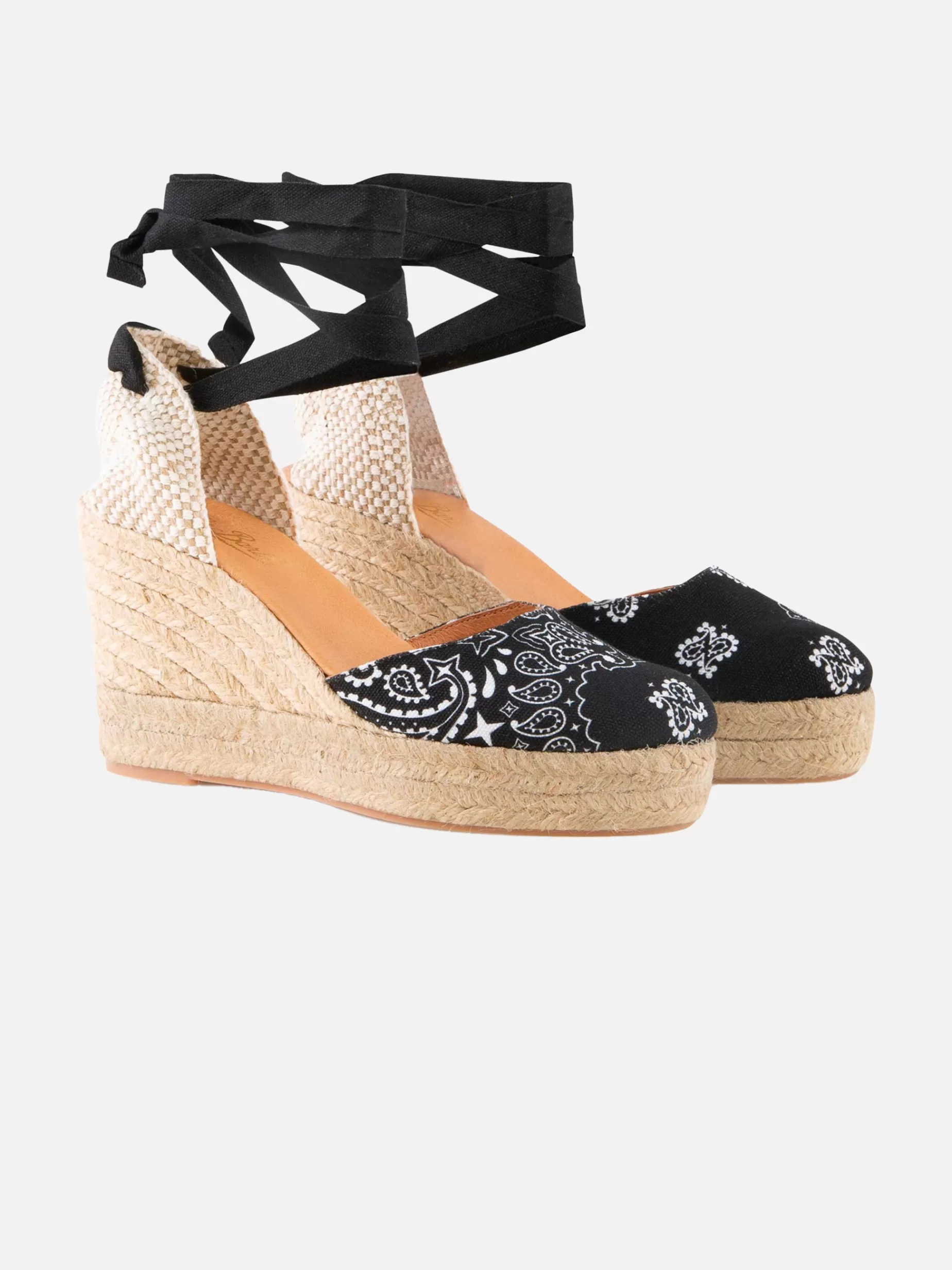 Best Espadrillas con zeppa alta e laccio alla caviglia Donna Calzature