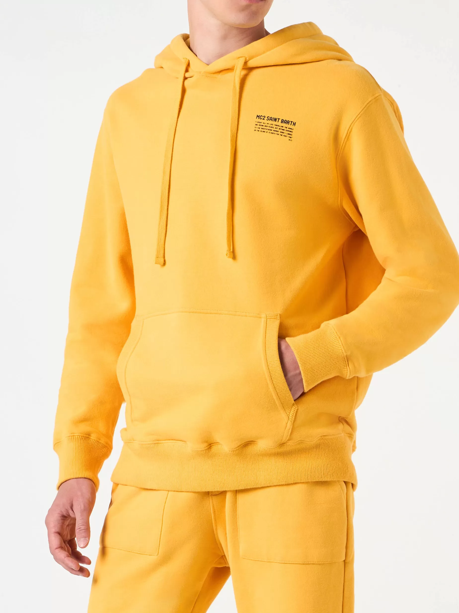 Store Felpa con cappuccio giallo ocra | EDIZIONE SPECIALE PANTONE® Uomo Felpe