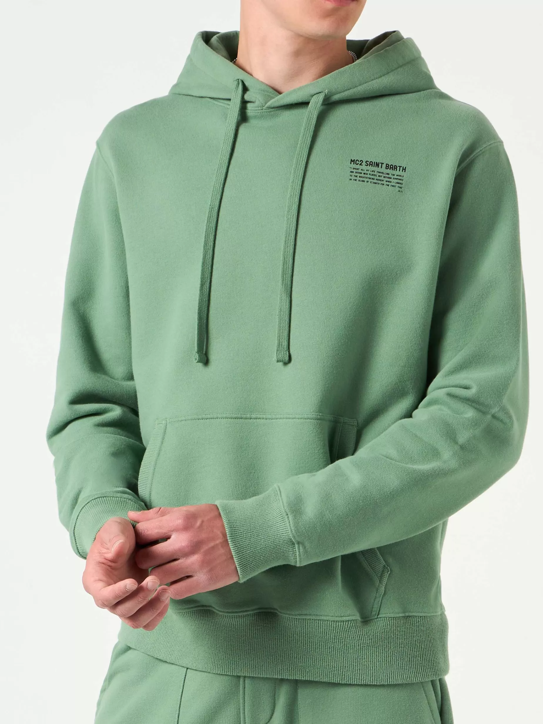 Store Felpa con cappuccio verde militare | EDIZIONE SPECIALE PANTONE® Uomo Felpe