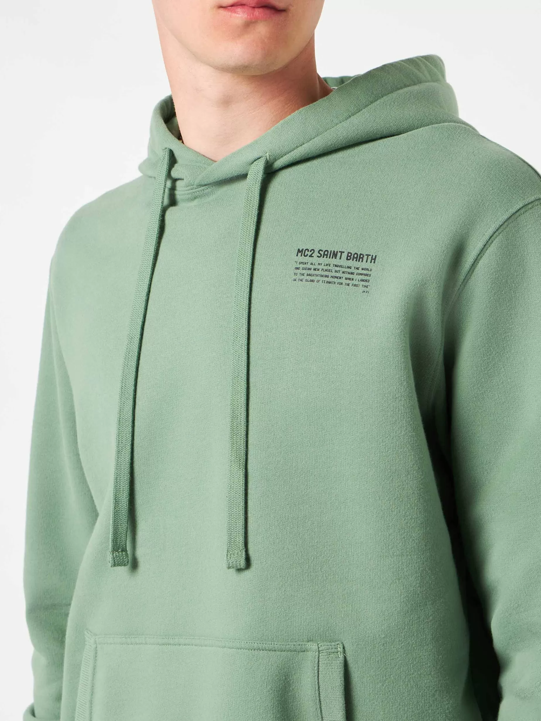 Store Felpa con cappuccio verde militare | EDIZIONE SPECIALE PANTONE® Uomo Felpe