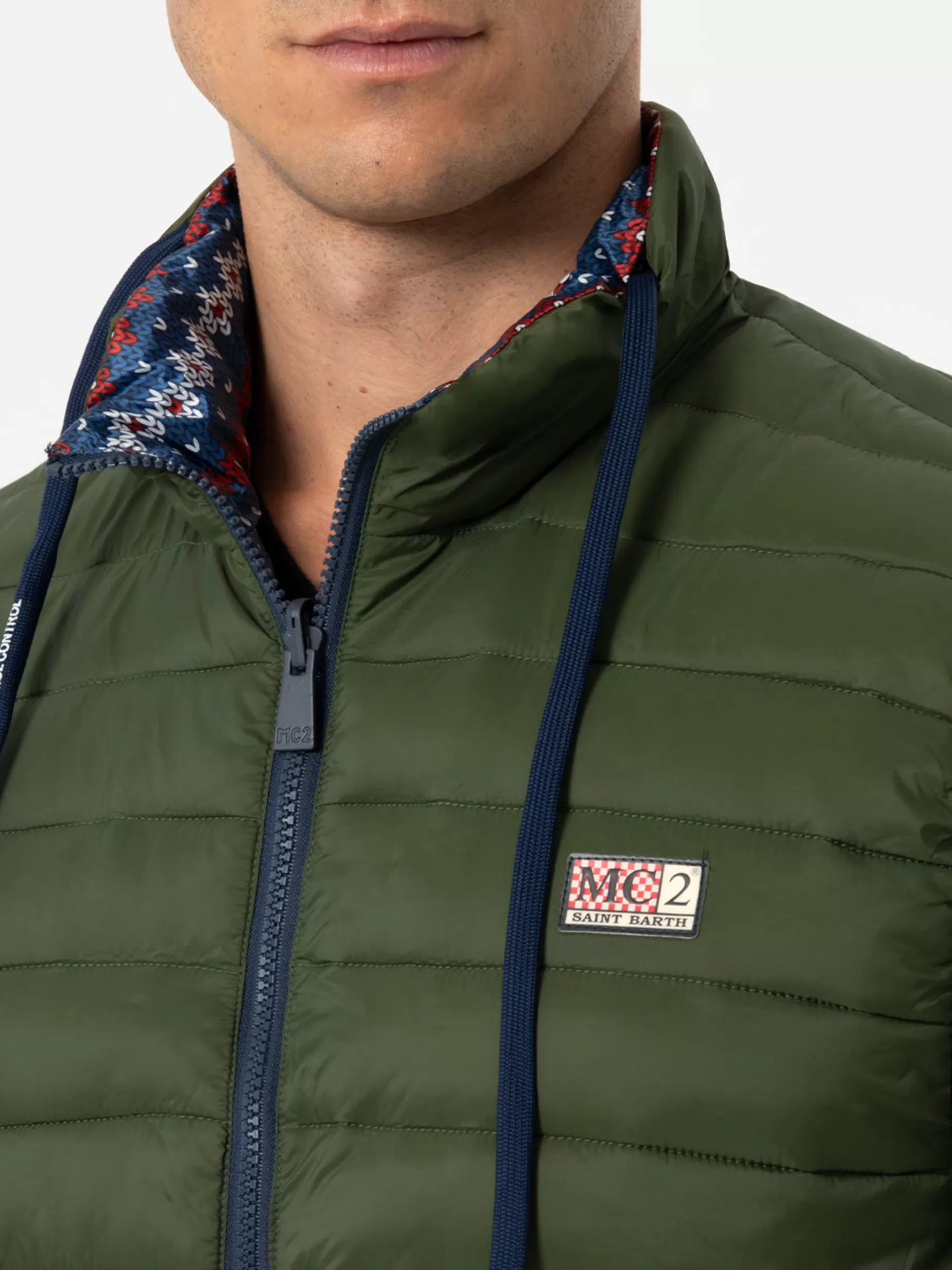 Best Gilet imbottito verde militare da uomo Aspen Uomo Capispalla