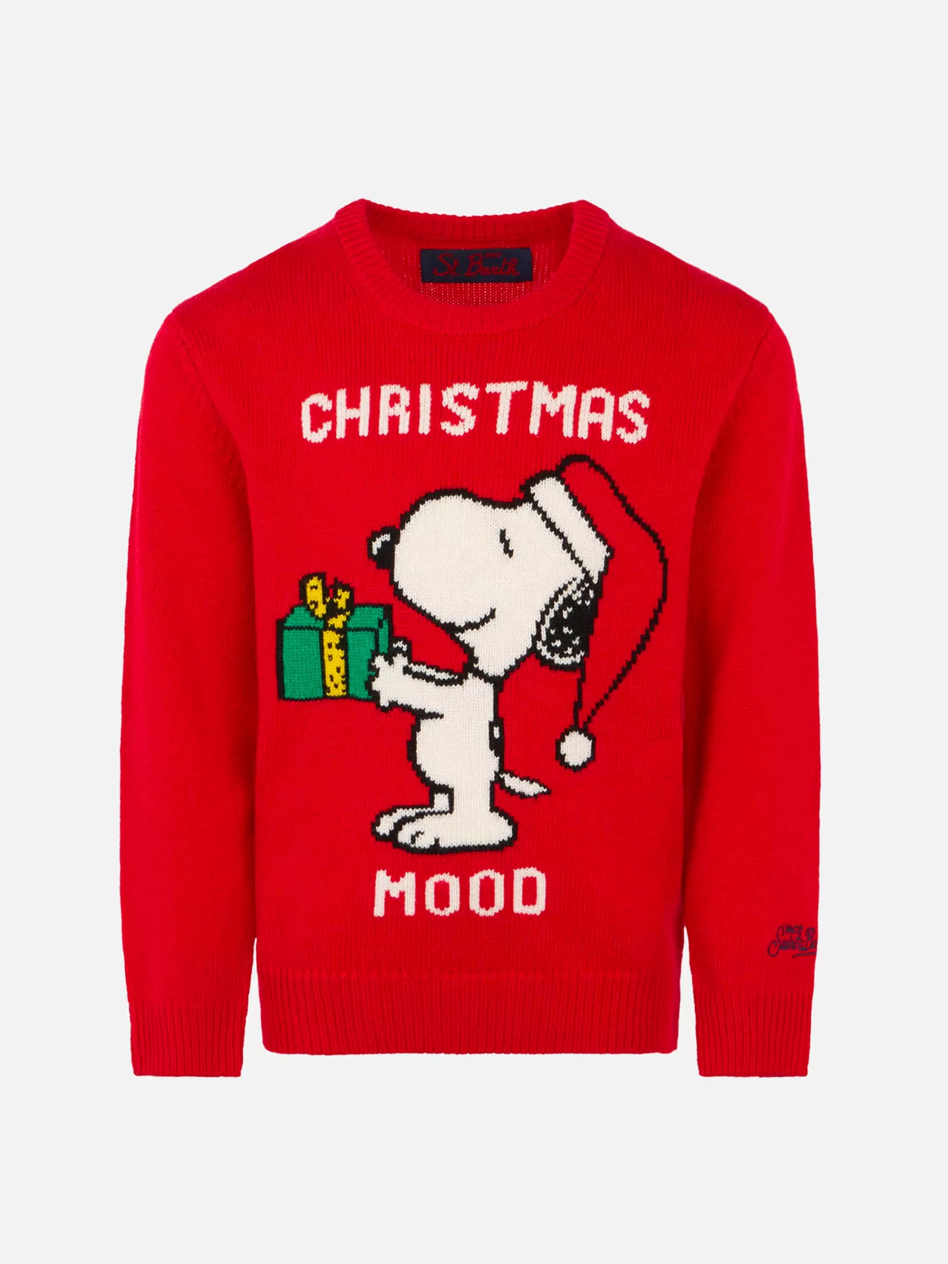 Shop Maglia da bambino con stampa Snoopy Christmas Mood | Edizione speciale Peanuts™ Bambino Maglieria