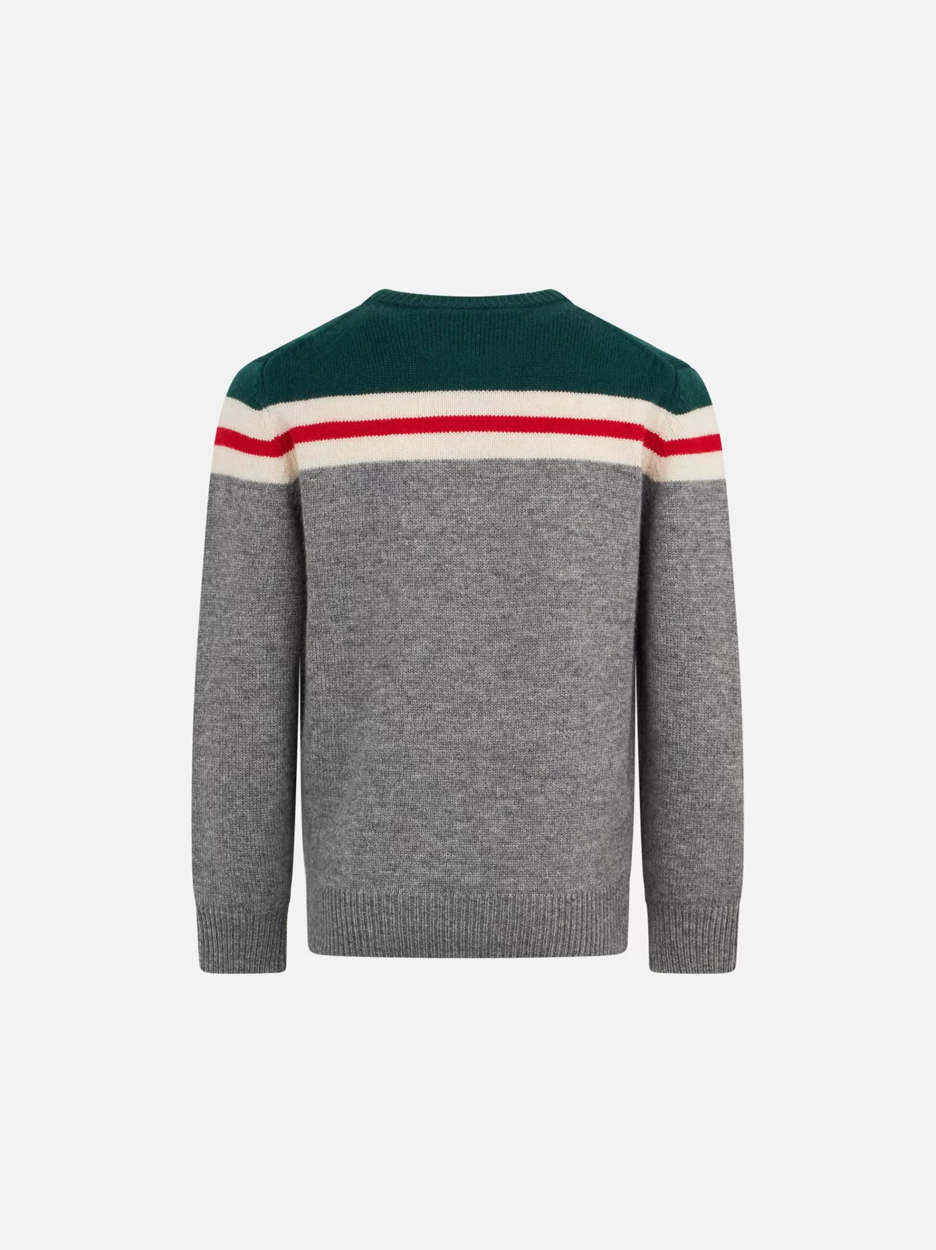 Cheap Maglia da bambino girocollo con patch St. Barth Ski club Bambino Maglieria