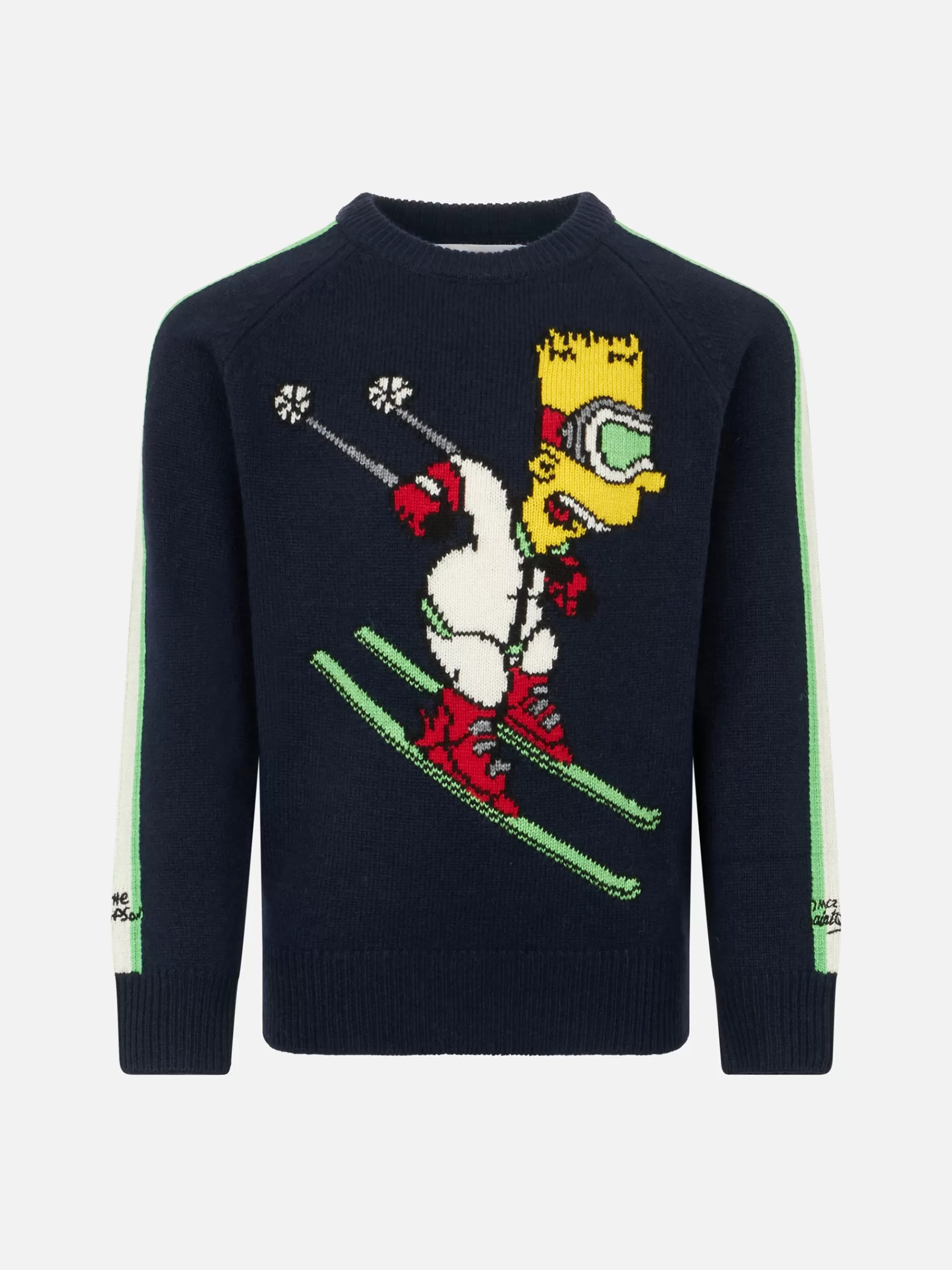 Store Maglia da bambino girocollo con stampa Bart Simpson | THE SIMPSON SPECIAL EDITION Bambino Maglieria | Maglieria