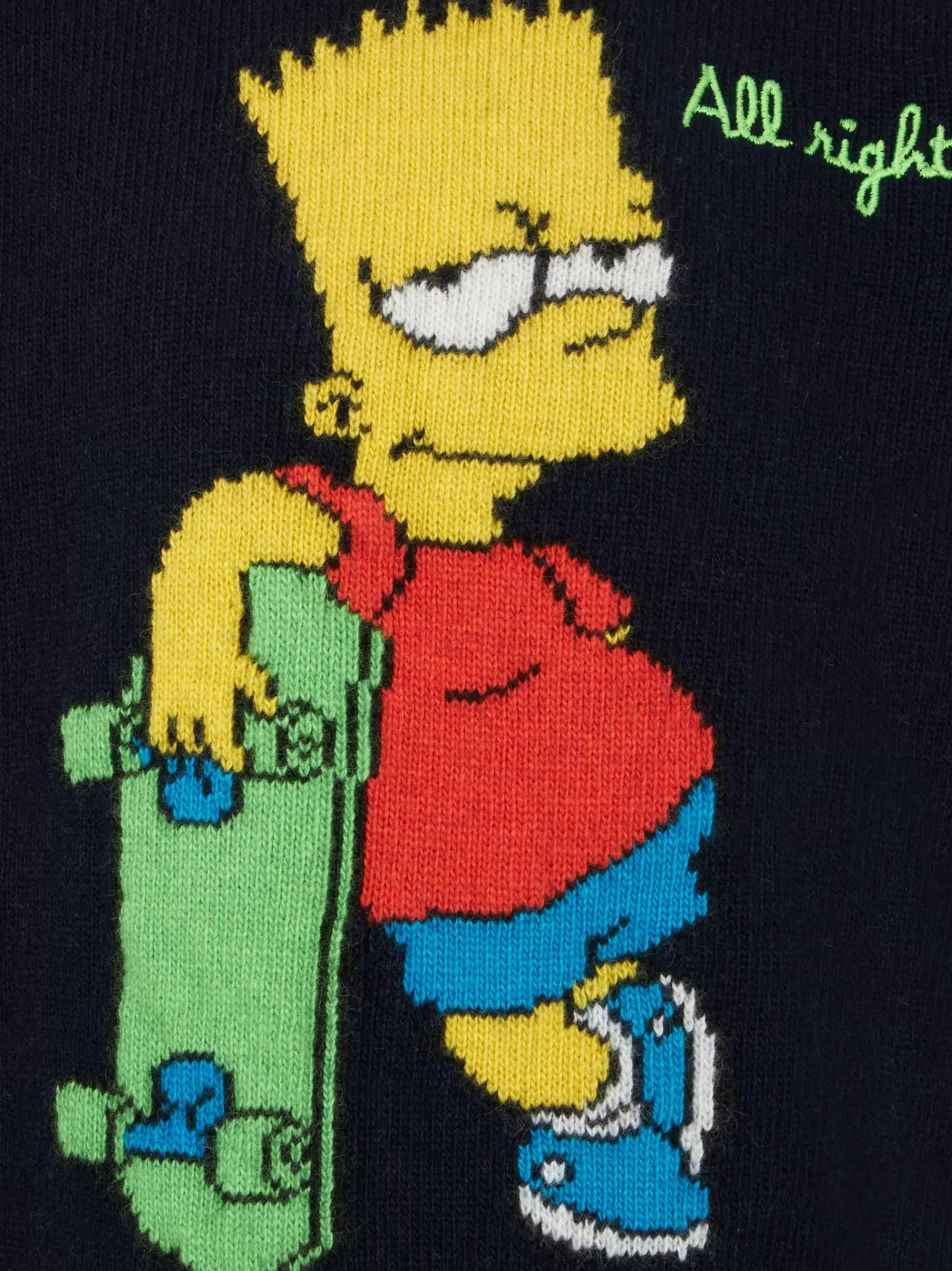 Cheap Maglia da bambino girocollo con stampa Bart Simpson | THE SIMPSON SPECIAL EDITION Bambino Maglieria