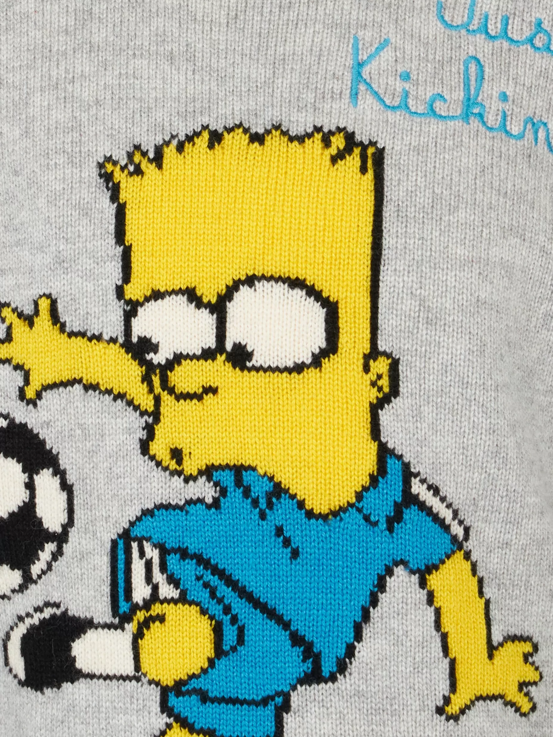Discount Maglia da bambino girocollo con stampa Bart Simpson | THE SIMPSON SPECIAL EDITION Bambino Maglieria