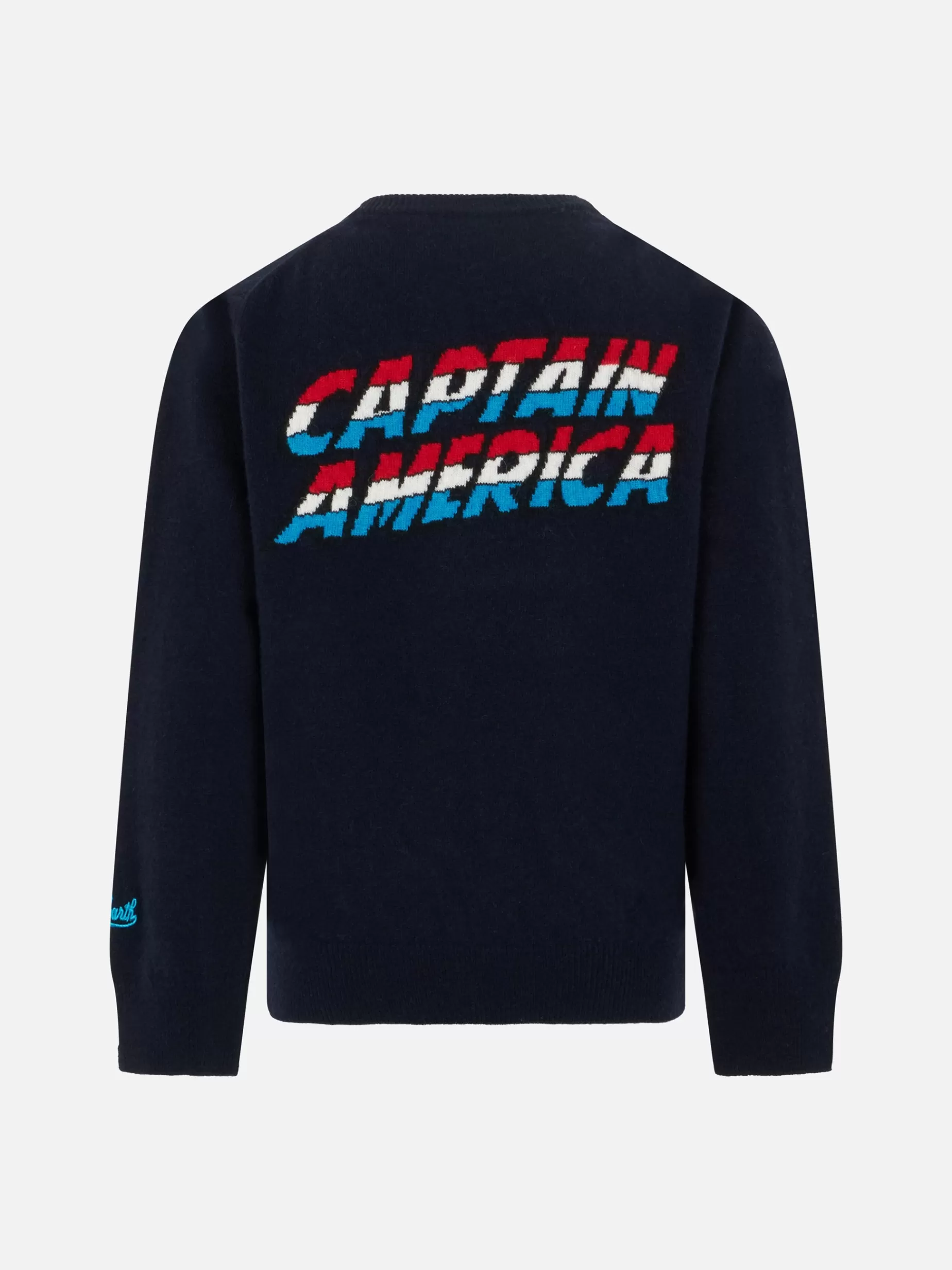Clearance Maglia da bambino girocollo con stampa Capitan America | MARVEL SPECIAL EDITION Bambino Maglieria
