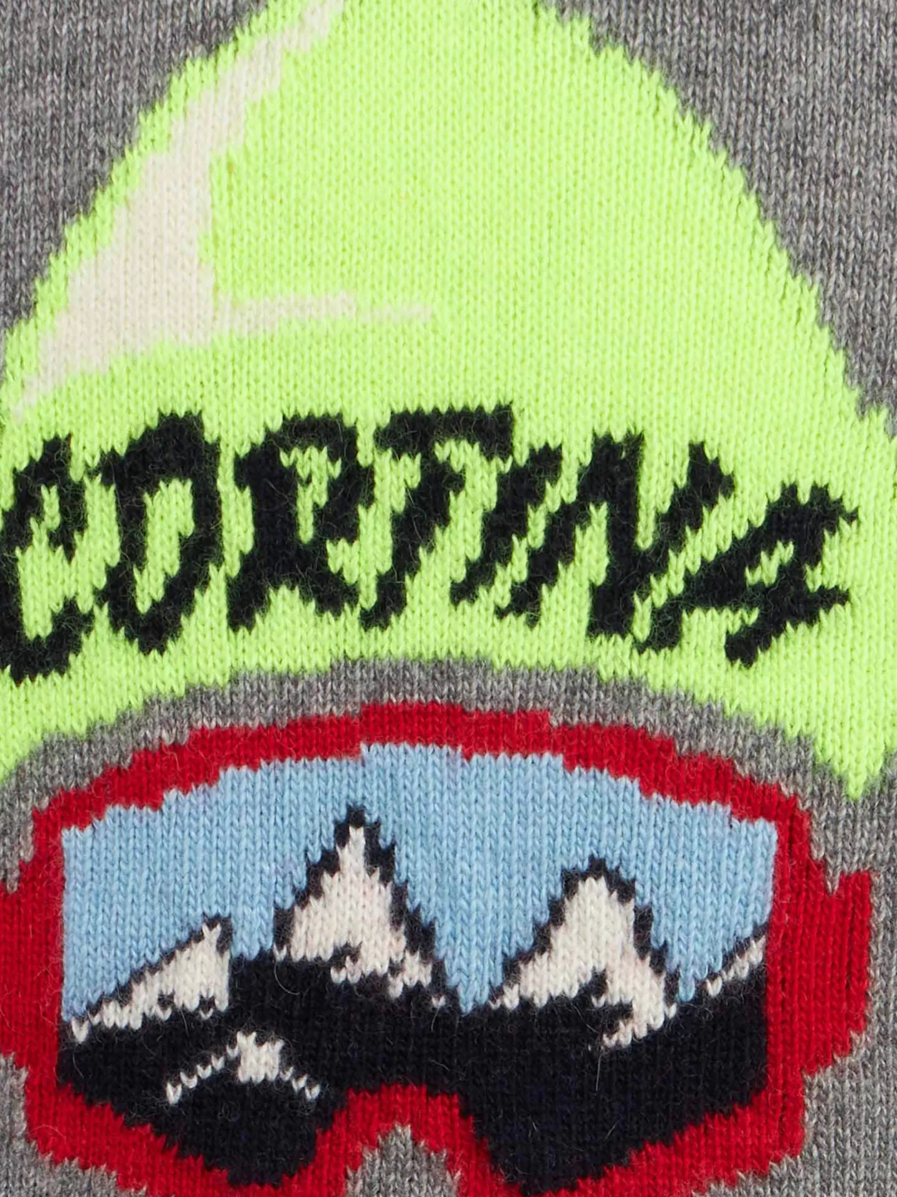 New Maglia da bambino girocollo con stampa cappello Cortina Bambino Maglieria