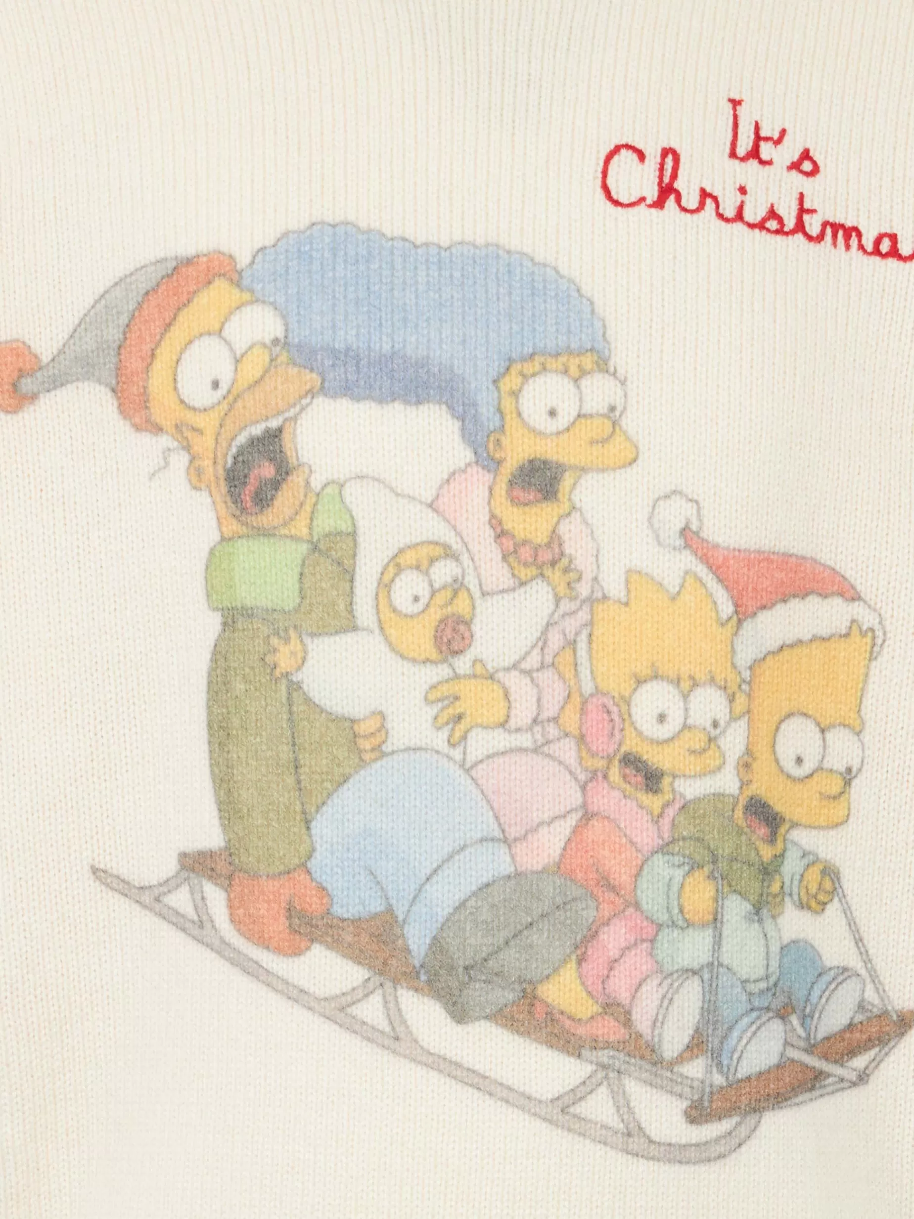 Cheap Maglia da bambino girocollo con stampa jacquard della famiglia Simpson | EDIZIONE SPECIALE I SIMPSON Bambino Maglieria | Maglieria