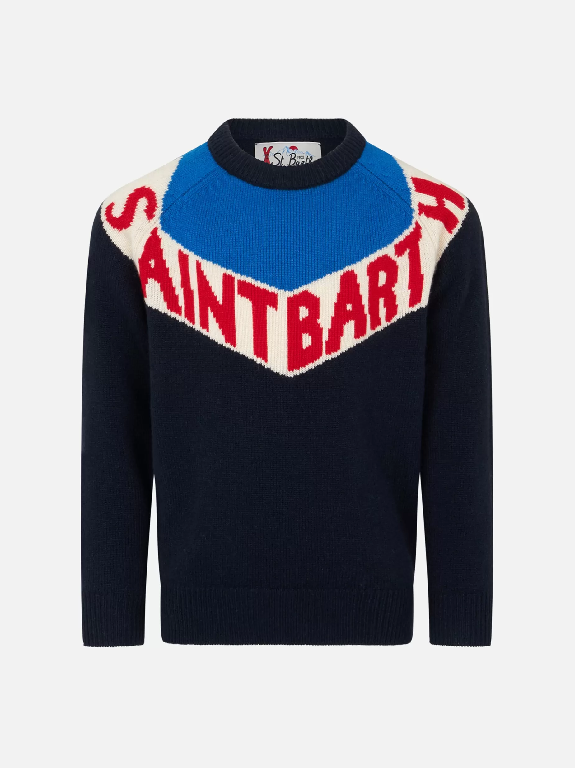 Flash Sale Maglia da bambino girocollo con stampa Saint Barth Bambino Maglieria