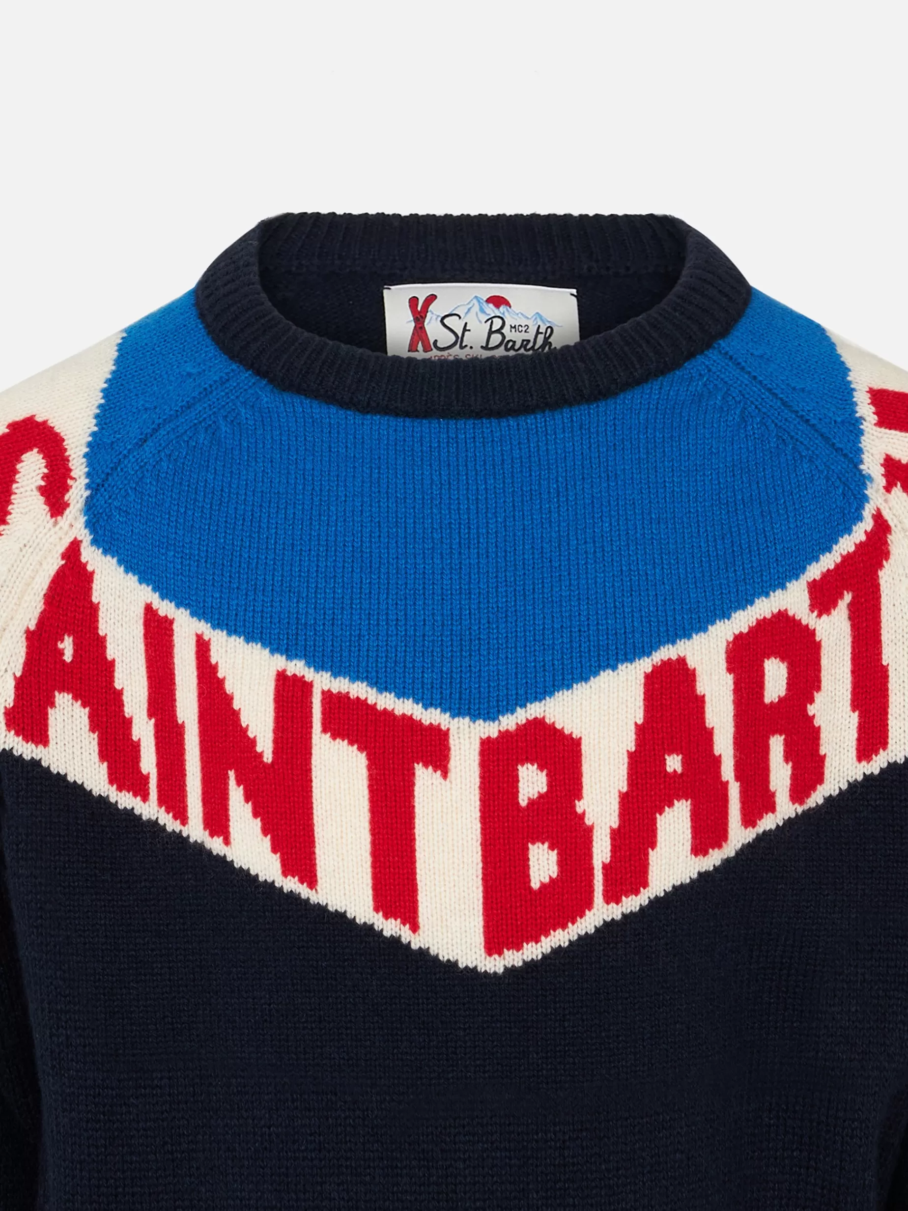 Flash Sale Maglia da bambino girocollo con stampa Saint Barth Bambino Maglieria