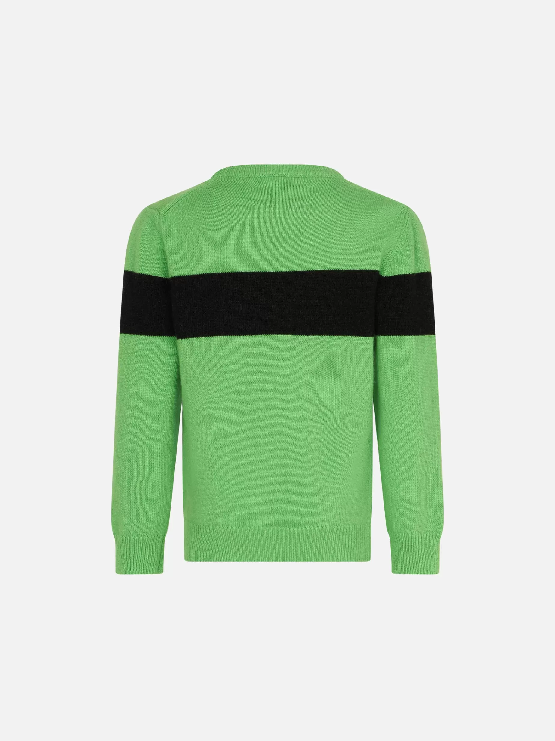 Cheap Maglia da bambino verde fluo con scritta Off-Piste Bambino Maglieria | Maglieria